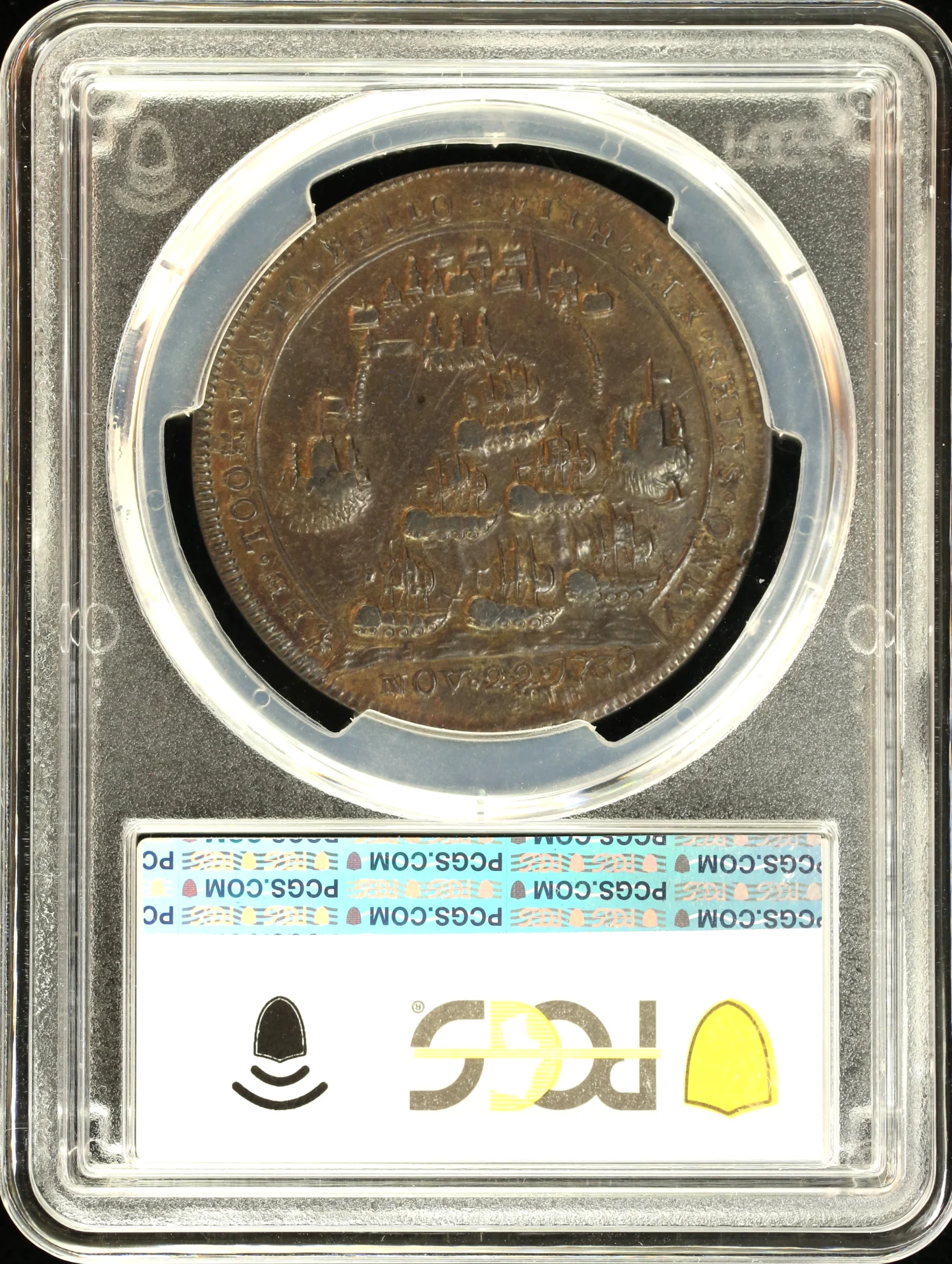 Europe North America UK (Great Britain) United States World Coins UK (Great Britain) United States Admiral Vernon Medal 1739 PCGS AU50 Adams-HAv1B 0162122 UK (Great Britain) United States Admiral Vernon Medal 1739 PCGS AU50 Adams-HAv1B 0162122UK (Great Britain) United States Admiral Vernon Medal 1739 PCGS AU50 Adams-HAv1B 0162122 - Image 2