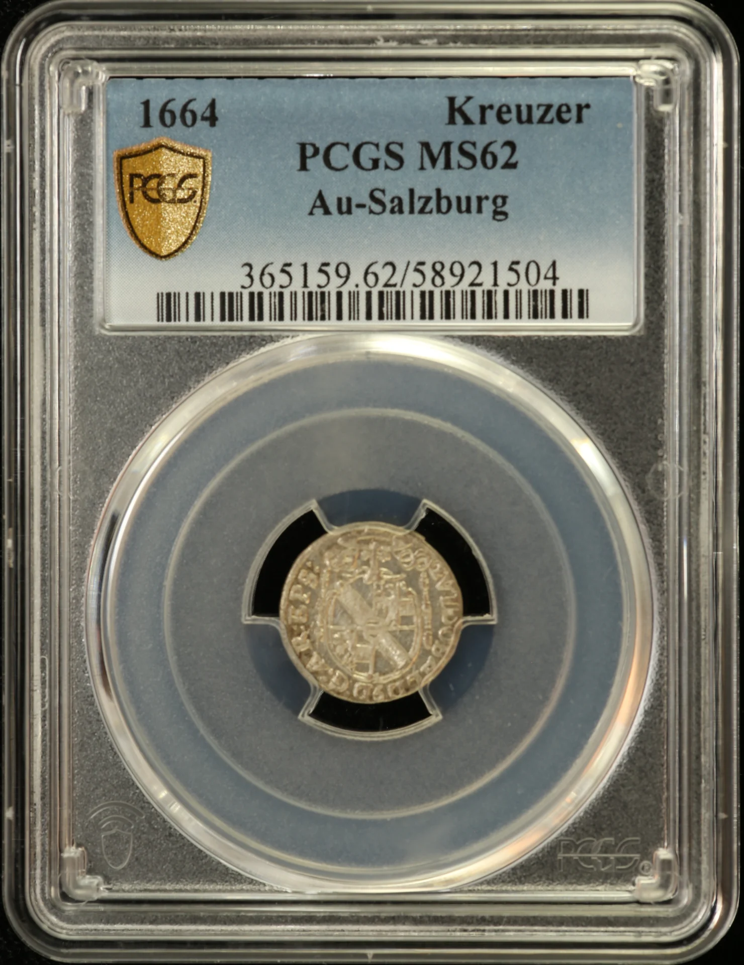 Austria Europe World Coins Austria Kreuzer 1664 Salzburg PCGS MS62 0162095 Austria Kreuzer 1664 Salzburg PCGS MS62 0162095Austria Kreuzer 1664 Salzburg PCGS MS62 0162095