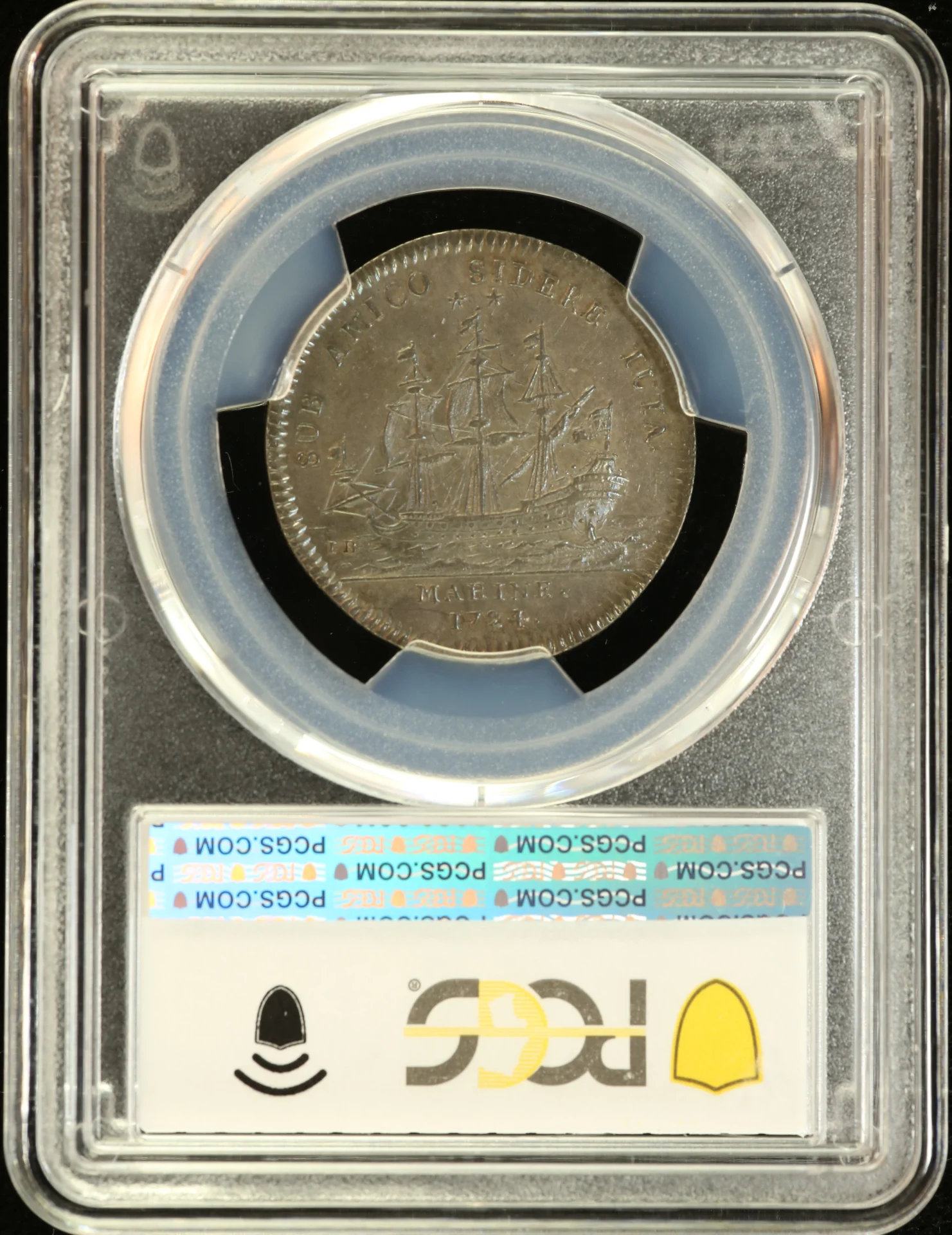 Europe France World Coins France Jeton 1724 PCGS AU58 0162168 France Jeton 1724 PCGS AU58 0162168France Jeton 1724 PCGS AU58 0162168 - Image 2