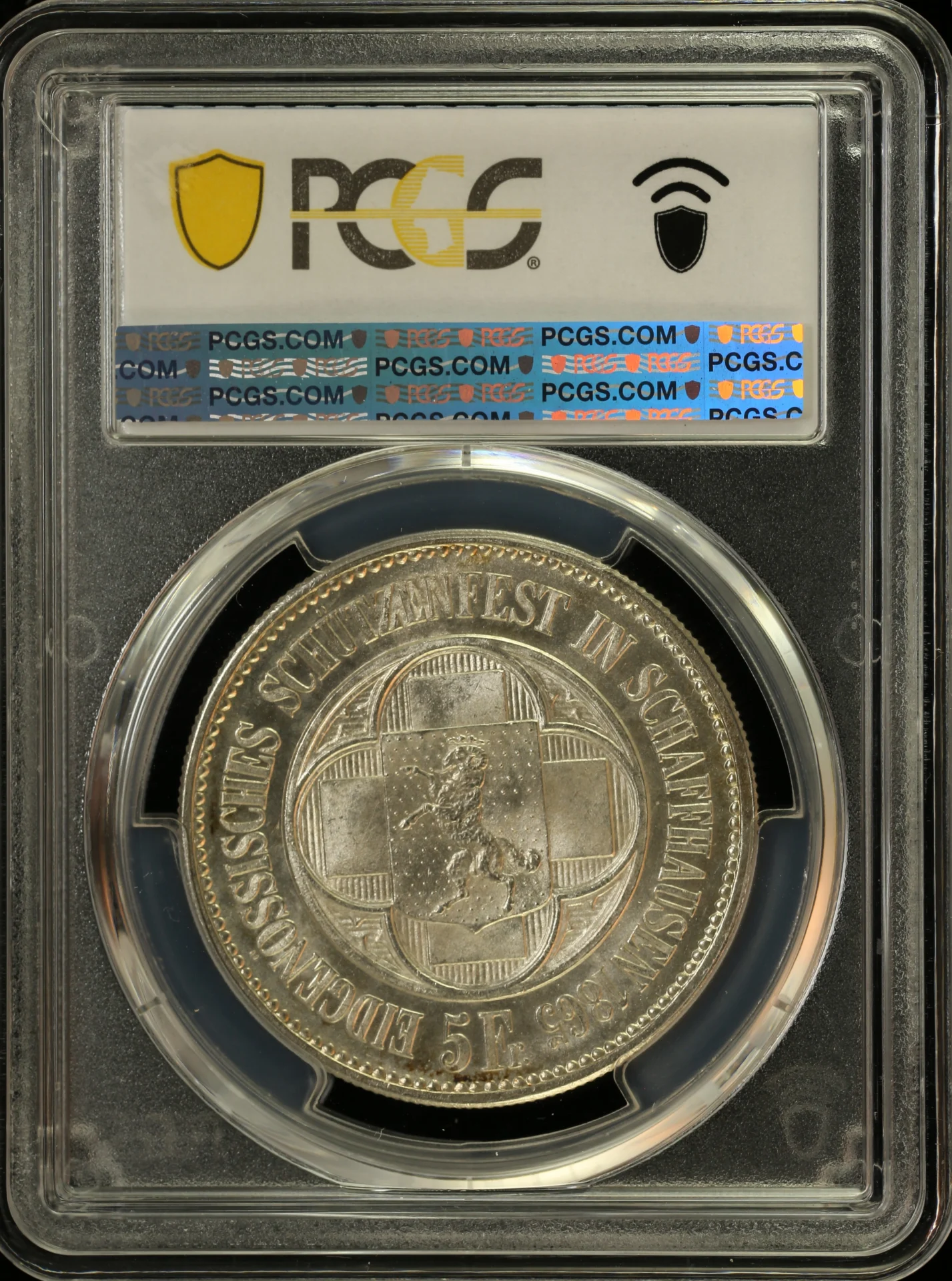 Europe Switzerland World Coins Switzerland 5 Franken 1865 PCGS MS64 0162193 Switzerland 5 Franken 1865 PCGS MS64 0162193Switzerland 5 Franken 1865 PCGS MS64 0162193 - Image 2