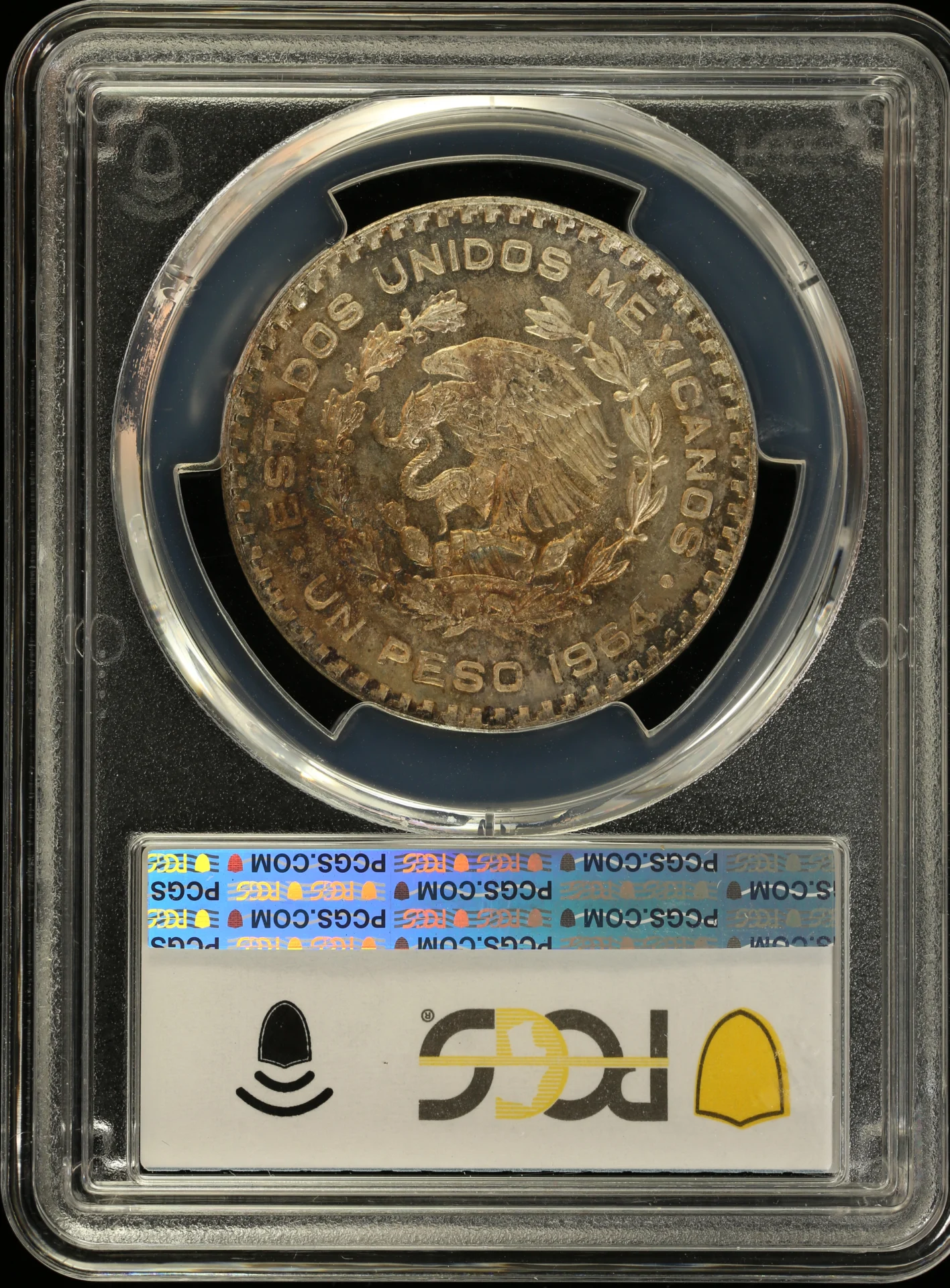Mexican Coins Modern Silver & Minors Peso Modern Silver & Minors Peso 1964 Mo PCGS MS67 KM-459 0162479 Modern Silver & Minors Peso 1964 Mo PCGS MS67 KM-459 0162479Modern Silver & Minors Peso 1964 Mo PCGS MS67 KM-459 0162479 - Image 2