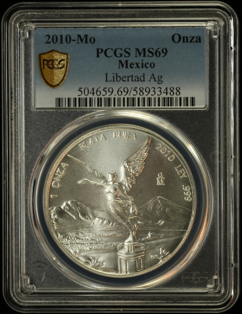Modern Silver & Minors Onza 2010 Mo PCGS MS69 0162037