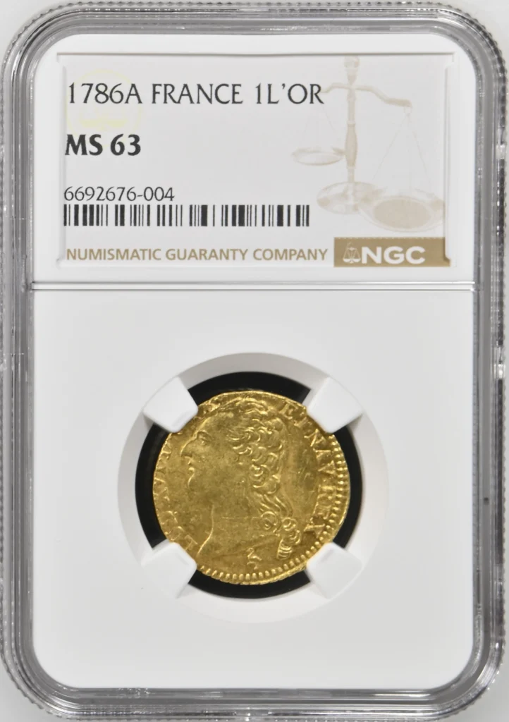 France Louis d or 1786 A NGC MS63 0162500