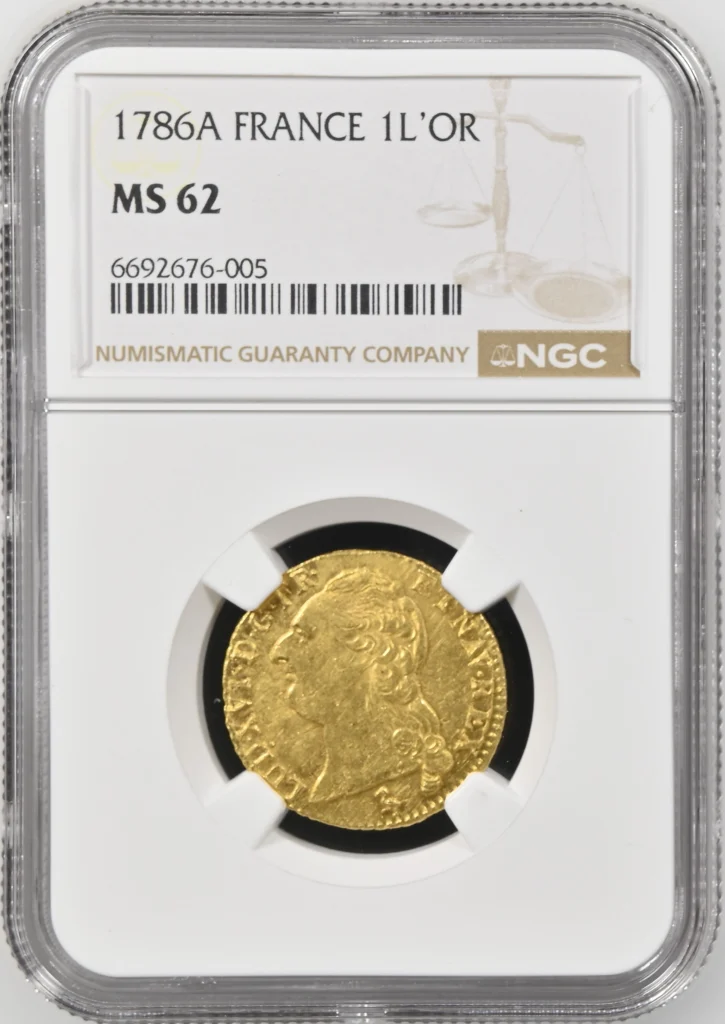 France Louis d or 1786 A NGC MS62 0162501