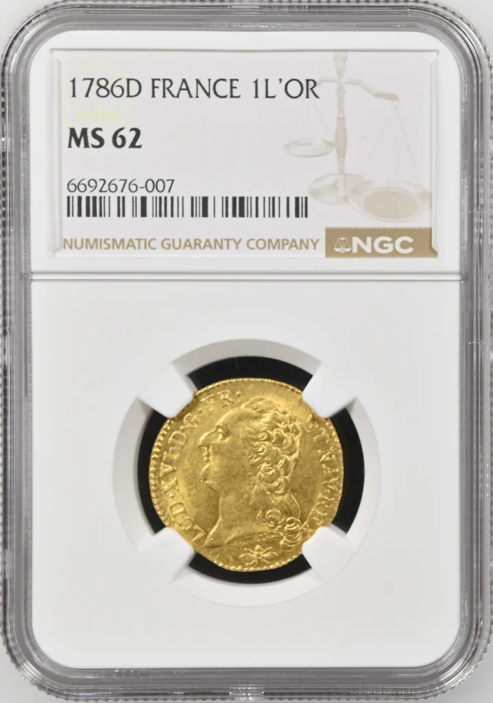 France Louis d or 1786 A NGC MS62 0162503