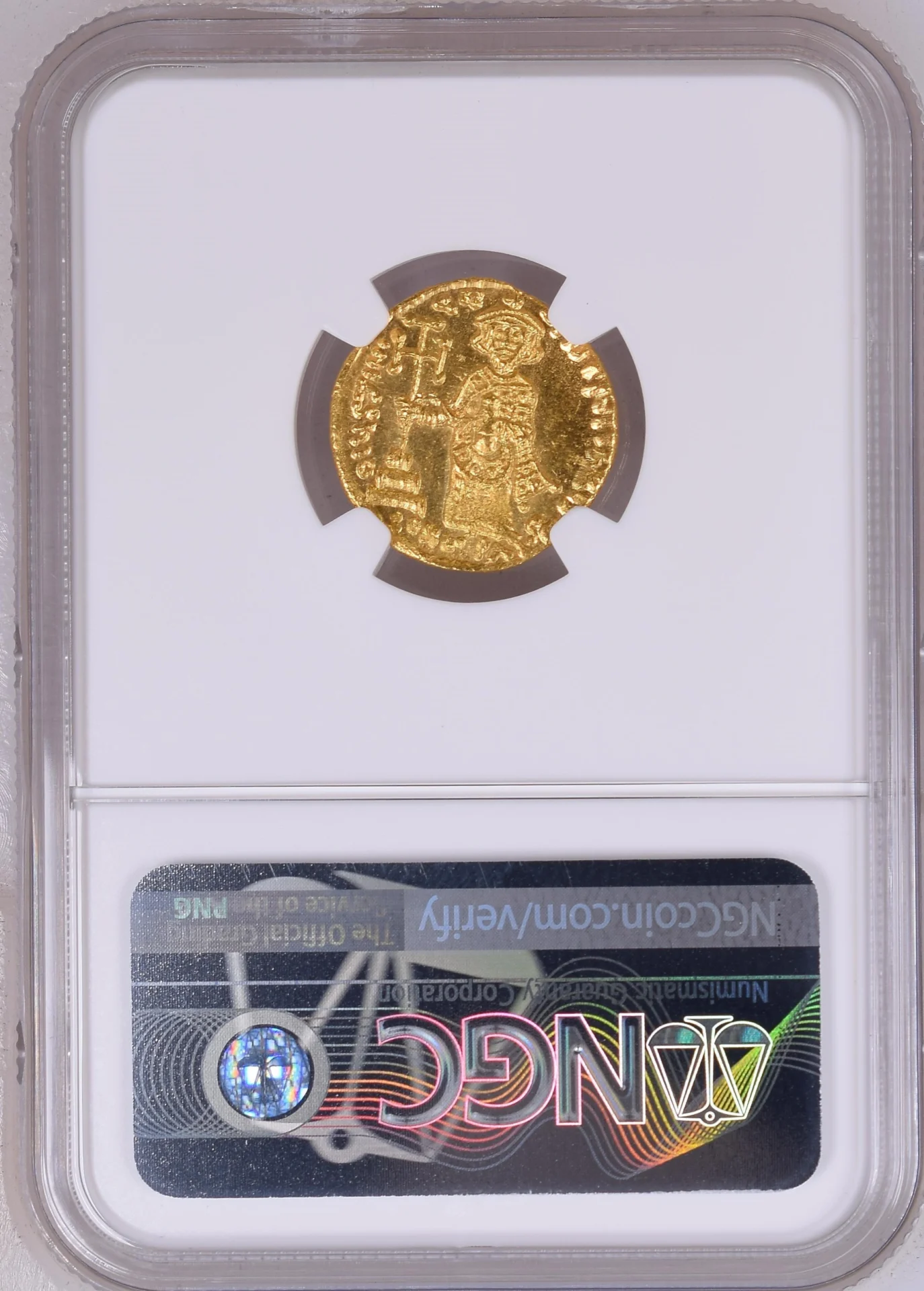 Ancient Coins Byzantine Byzantine Justinian II 685-695 AD AV Solidus NGC MS 0162963 Byzantine Justinian II 685-695 AD AV Solidus NGC MS 0162963Byzantine Justinian II 685-695 AD AV Solidus NGC MS 0162963 - Image 2