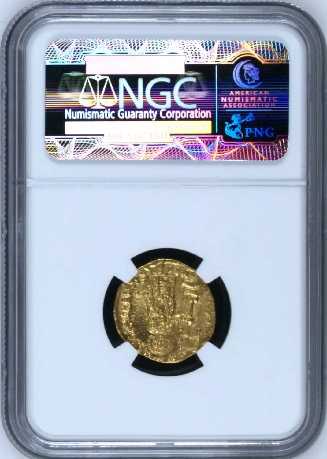 Ancient Coins Byzantine Byzantine Justinian II 685-695 AD AV Solidus NGC Ch MS 0162972 Byzantine Justinian II 685-695 AD AV Solidus NGC Ch MS 0162972Byzantine Justinian II 685-695 AD AV Solidus NGC Ch MS 0162972 - Image 2