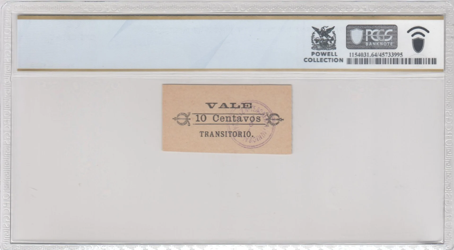 Mexican Currency Revolutionary Currency Revolutionary Currency 10 Centavos Michoacan M2952a PCGS Ch UNC64 f_35735 Revolutionary Currency 10 Centavos Michoacan M2952a PCGS Ch UNC64 f_35735Revolutionary Currency 10 Centavos Michoacan M2952a PCGS Ch UNC64 f_35735 - Image 2
