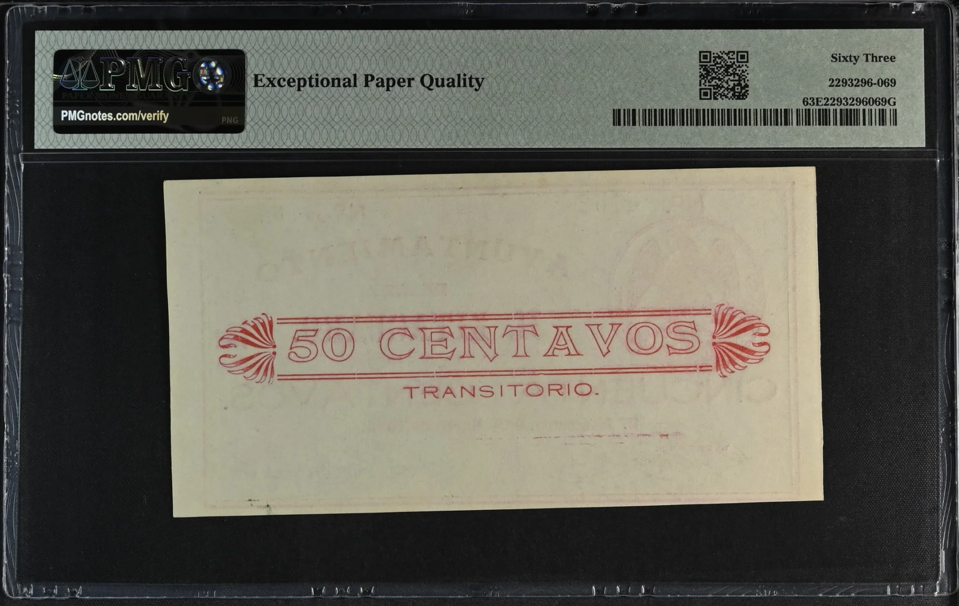 Mexican Currency Revolutionary Currency Revolutionary Currency 50 Centavos 1915 Michoacan M2955 PMG Ch UNC63 EPQ f_35736 Revolutionary Currency 50 Centavos 1915 Michoacan M2955 PMG Ch UNC63 EPQ f_35736Revolutionary Currency 50 Centavos 1915 Michoacan M2955 PMG Ch UNC63 EPQ f_35736 - Image 2