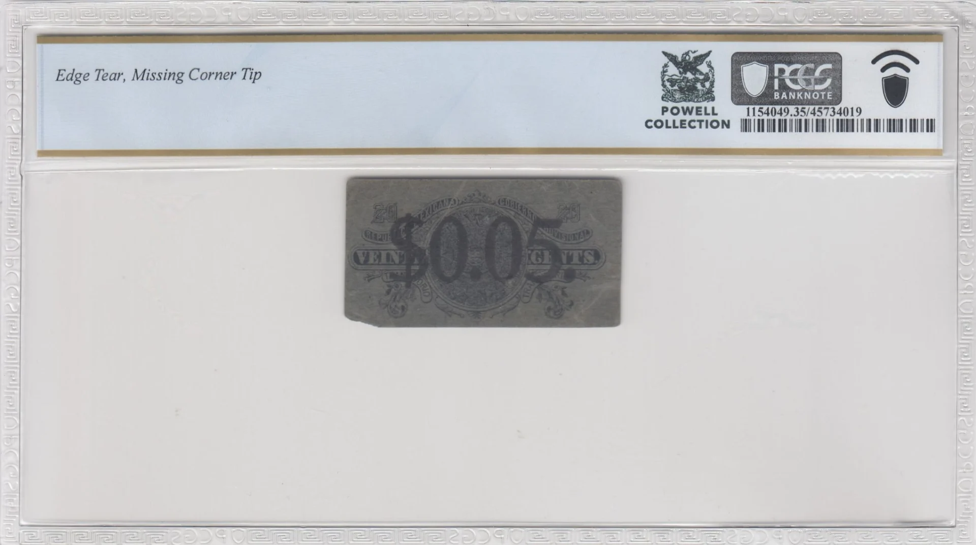 Mexican Currency Revolutionary Currency Revolutionary Currency 5 Centavos Puebla M3567 PCGS Ch VF35 f_35749 Revolutionary Currency 5 Centavos Puebla M3567 PCGS Ch VF35 f_35749Revolutionary Currency 5 Centavos Puebla M3567 PCGS Ch VF35 f_35749 - Image 2