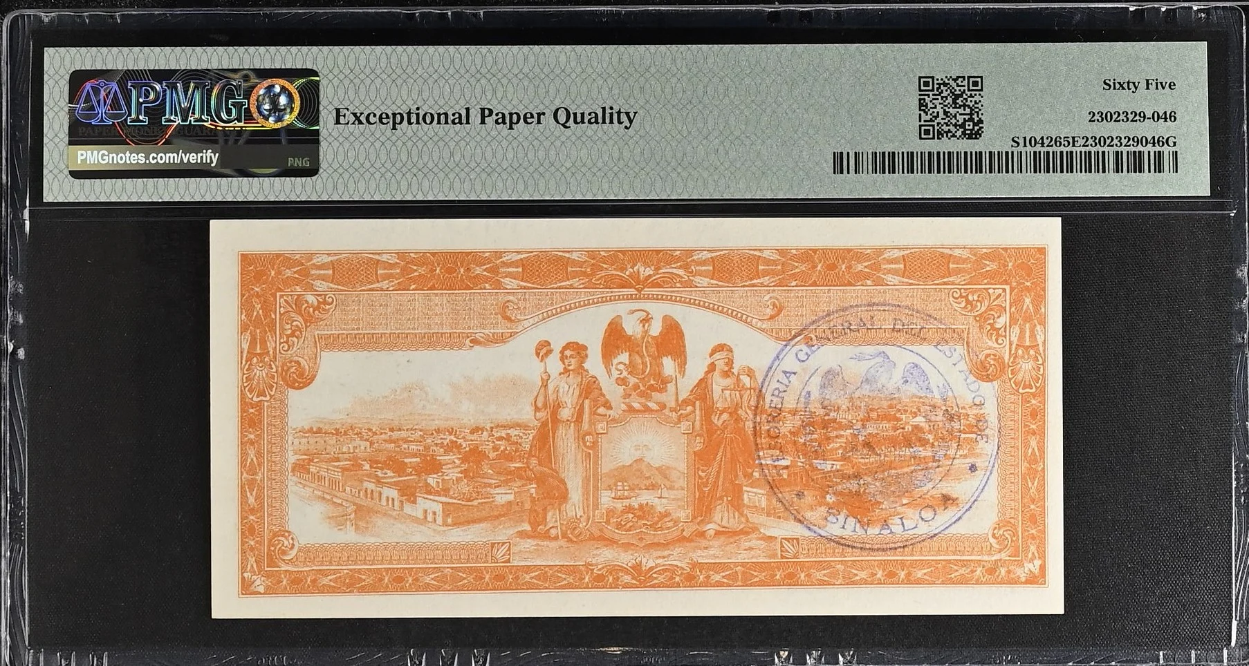 Mexican Currency Revolutionary Currency Revolutionary Currency 50 Centavos 1915 Sinaloa M3782 P S1042 PMG Gem UNC65 EPQ f_35753 Revolutionary Currency 50 Centavos 1915 Sinaloa M3782 P S1042 PMG Gem UNC65 EPQ f_35753Revolutionary Currency 50 Centavos 1915 Sinaloa M3782 P S1042 PMG Gem UNC65 EPQ f_35753 - Image 2