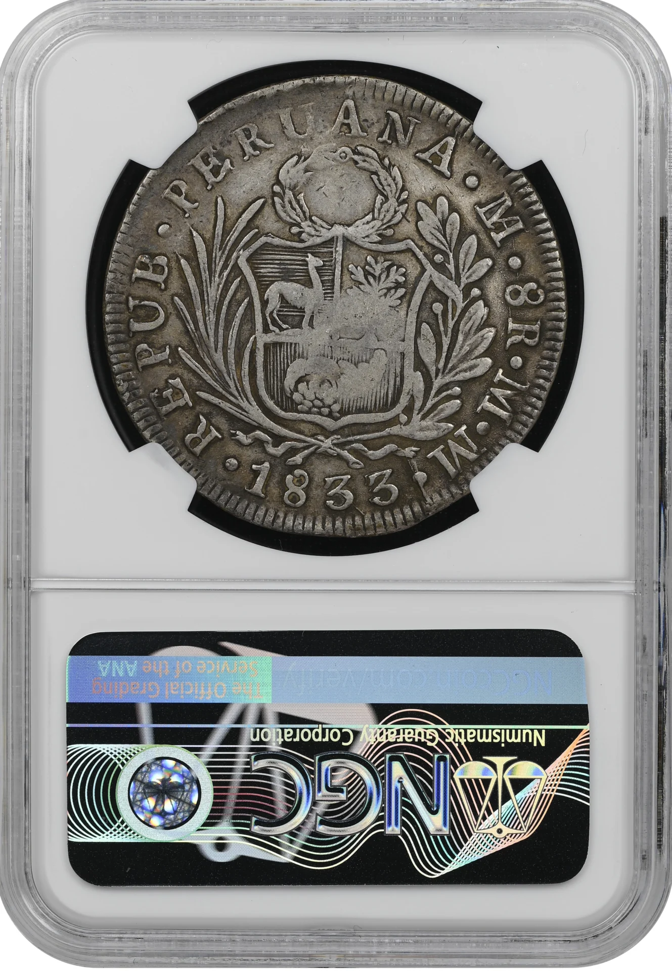 Asia Philippines World Coins Philippines 8 Reales (1832-34) NGC F15 0162934 Philippines 8 Reales (1832-34) NGC F15 0162934Philippines 8 Reales (1832-34) NGC F15 0162934 - Image 2
