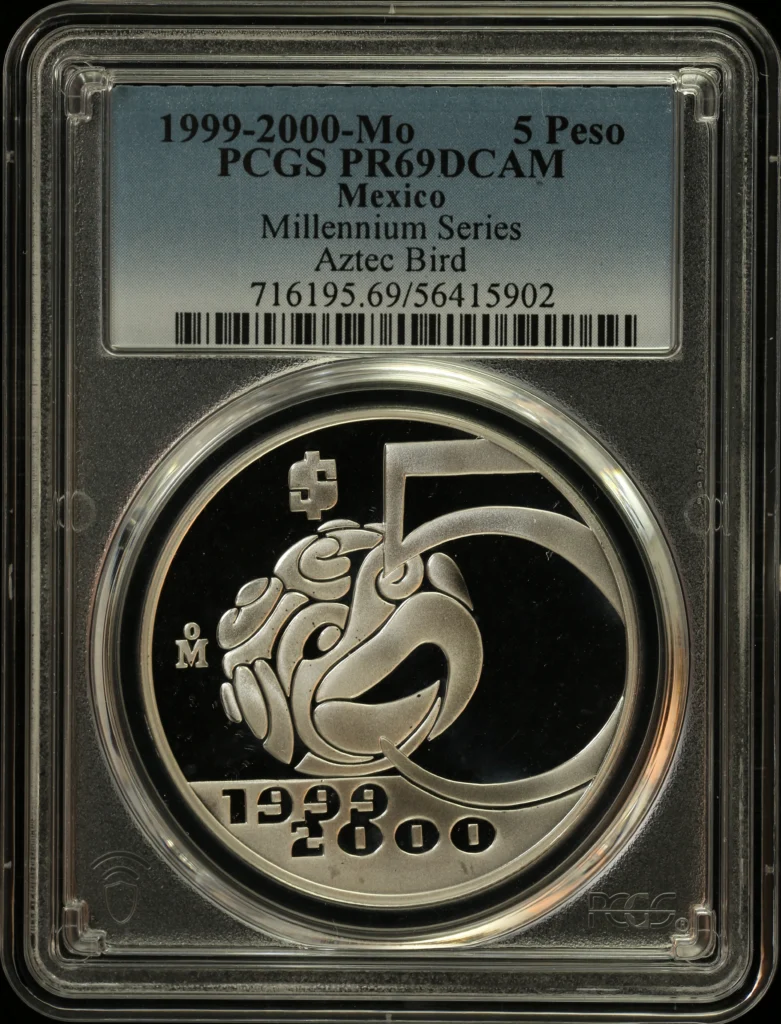 Modern Silver & Minors 5 Peso 1999-2000 Mo PCGS PR69DCAM 0162782
