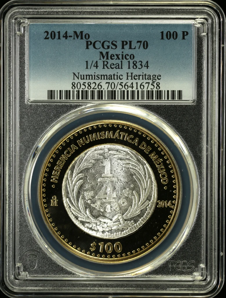 Modern Silver & Minors 100 Peso 2014 Mo PCGS PL70 0162833