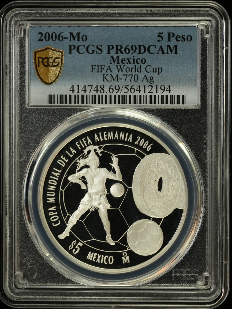 Modern Silver & Minors 5 Peso 2006 Mo PCGS PR69DCAM KM-770 0162783
