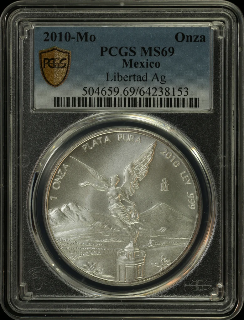 Modern Silver & Minors Onza 2010 Mo PCGS MS69 0162602