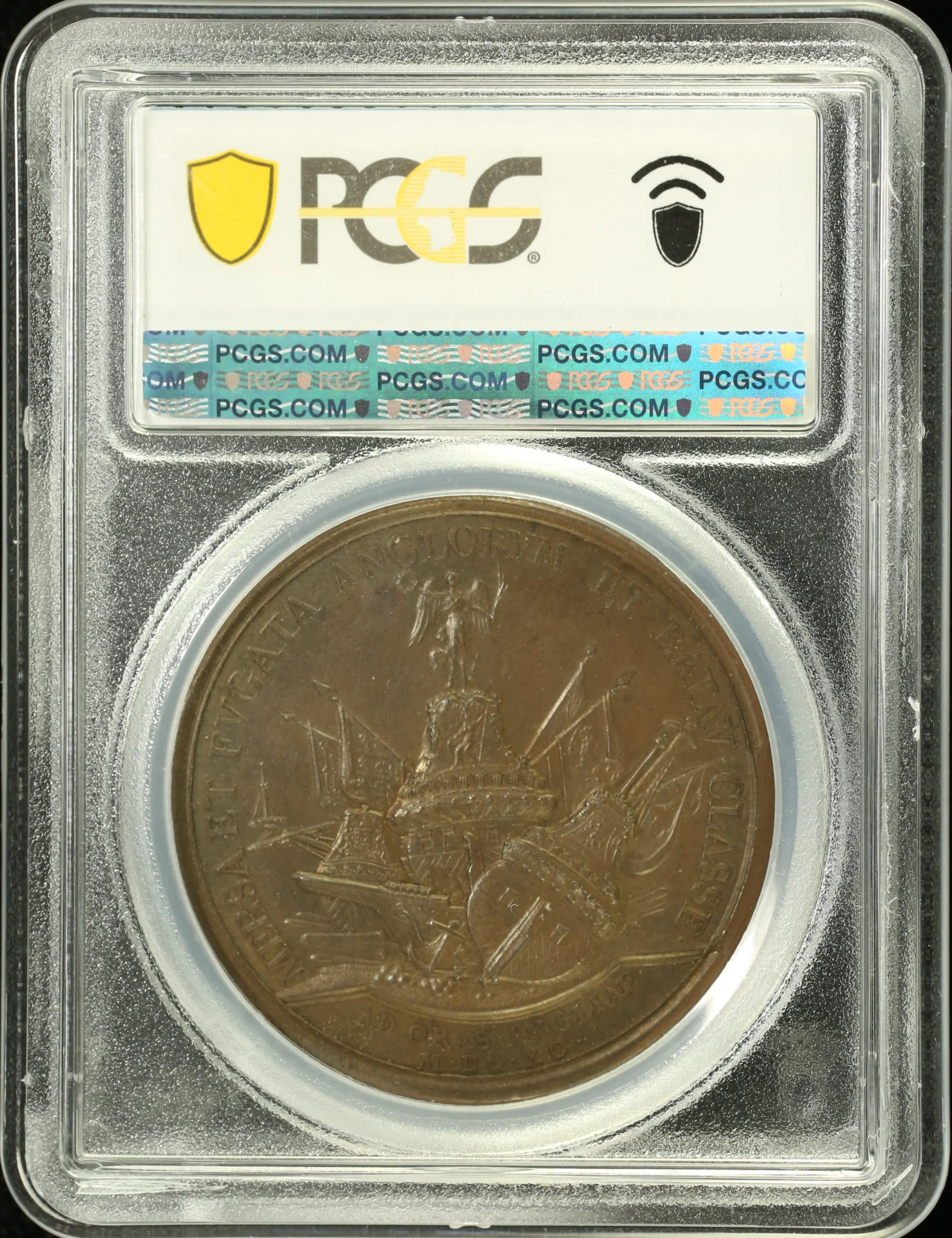 Europe France World Coins France English & Dutch Naval Defeat Bronze Medal 1690 Divo-229 PCGS MS64BN 0162666 France English & Dutch Naval Defeat Bronze Medal 1690 Divo-229 PCGS MS64BN 0162666France English & Dutch Naval Defeat Bronze Medal 1690 Divo-229 PCGS MS64BN 0162666 - Image 2