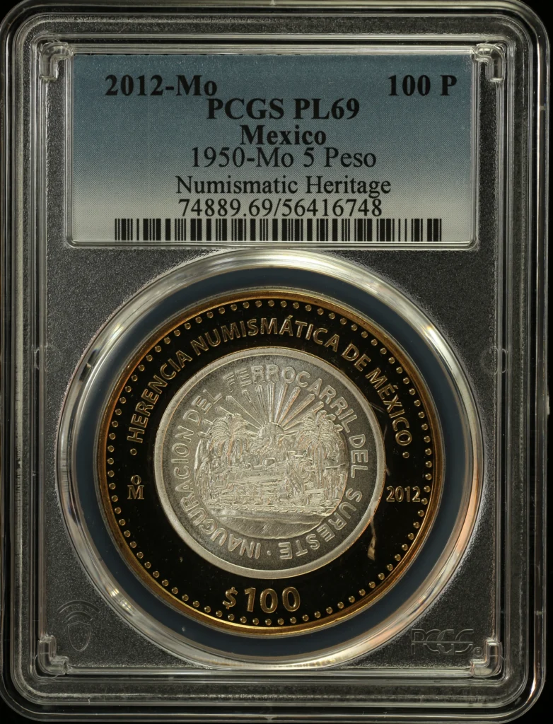 Modern Silver & Minors 100 Peso 2012 Mo PCGS PL69 0162823