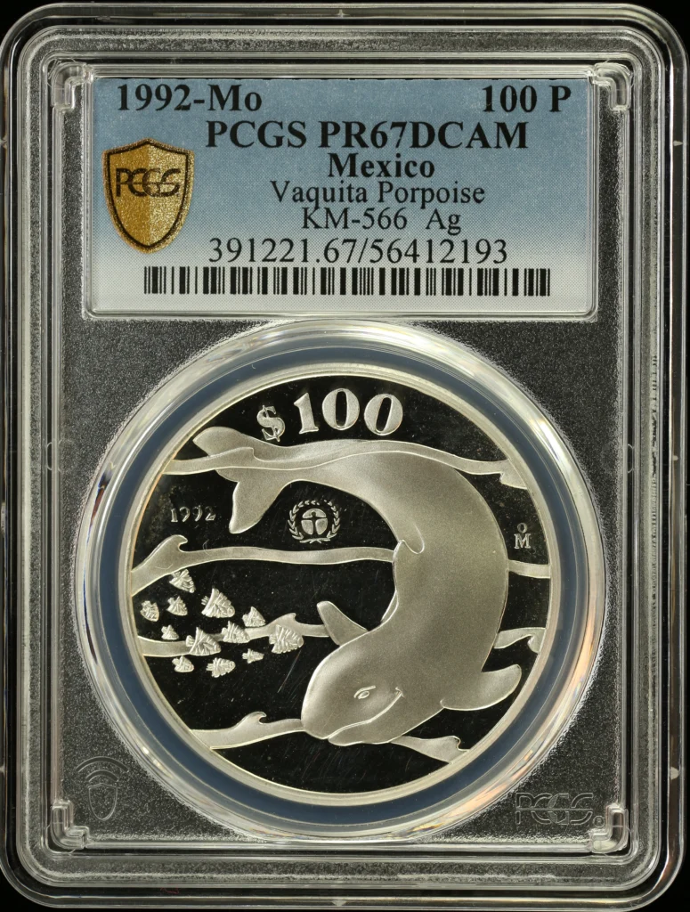 Modern Silver & Minors 100 Peso 1992 Mo PCGS PR67DCAM KM-566 0162784