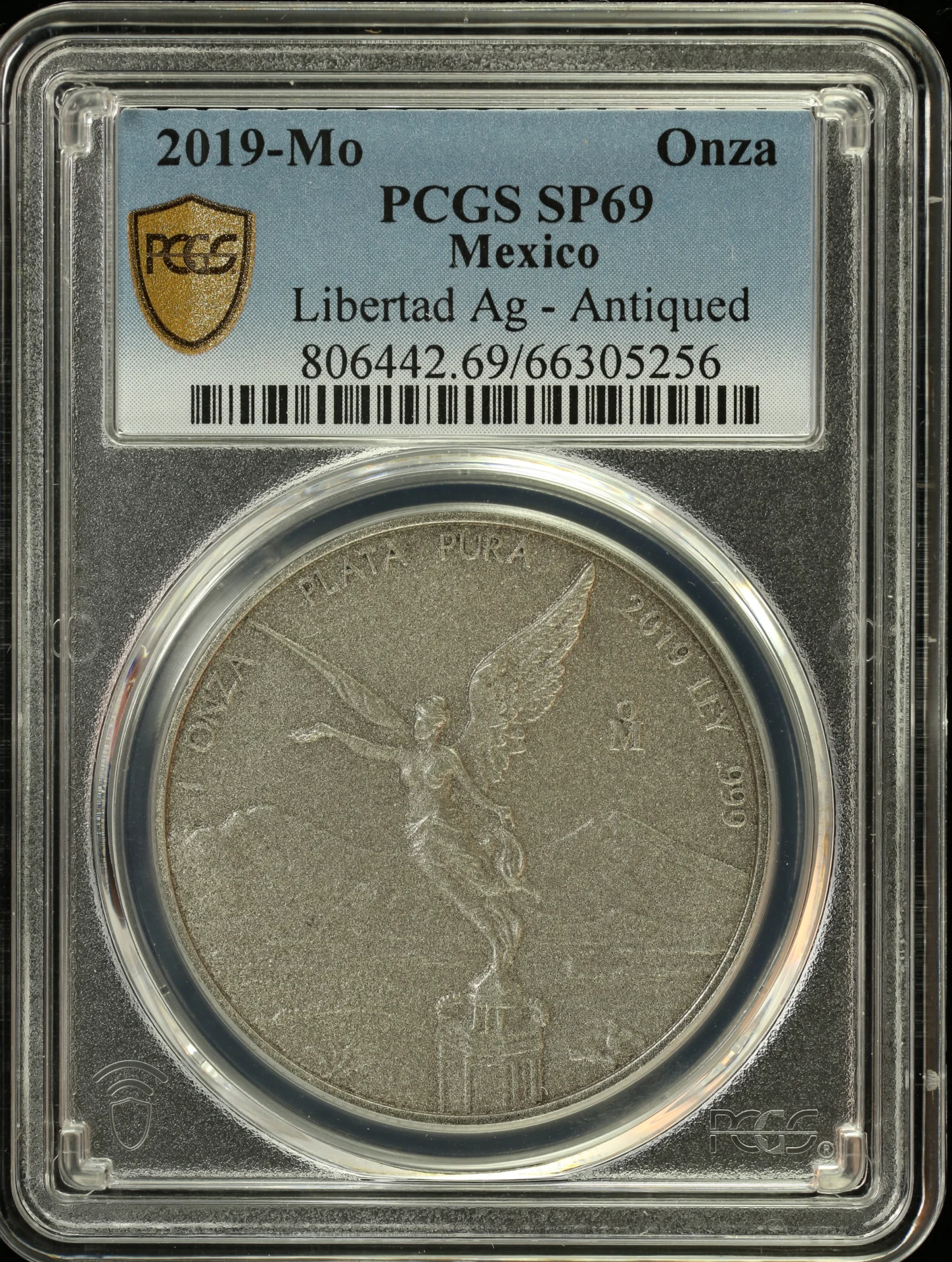 Mexican Coins Modern Silver & Minors Onza Modern Silver & Minors Onza 2019 Mo PCGS SP69 0162776 Modern Silver & Minors Onza 2019 Mo PCGS SP69 0162776