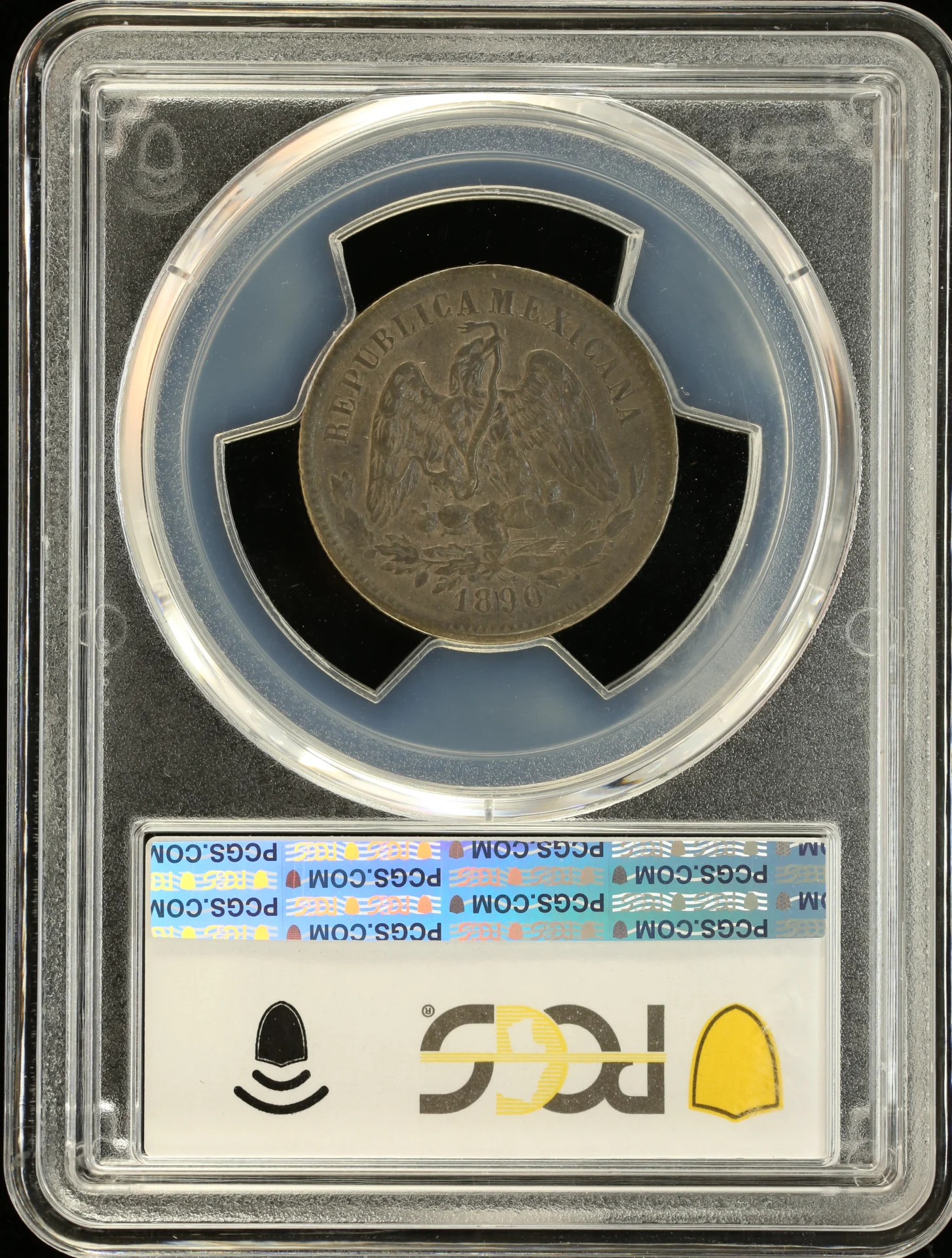 Mexican Coins Republic Silver & Minors Republic Silver & Minors 25 Centavos 1890 Pi R PCGS AU53 0162761 Republic Silver & Minors 25 Centavos 1890 Pi R PCGS AU53 0162761Republic Silver & Minors 25 Centavos 1890 Pi R PCGS AU53 0162761 - Image 2