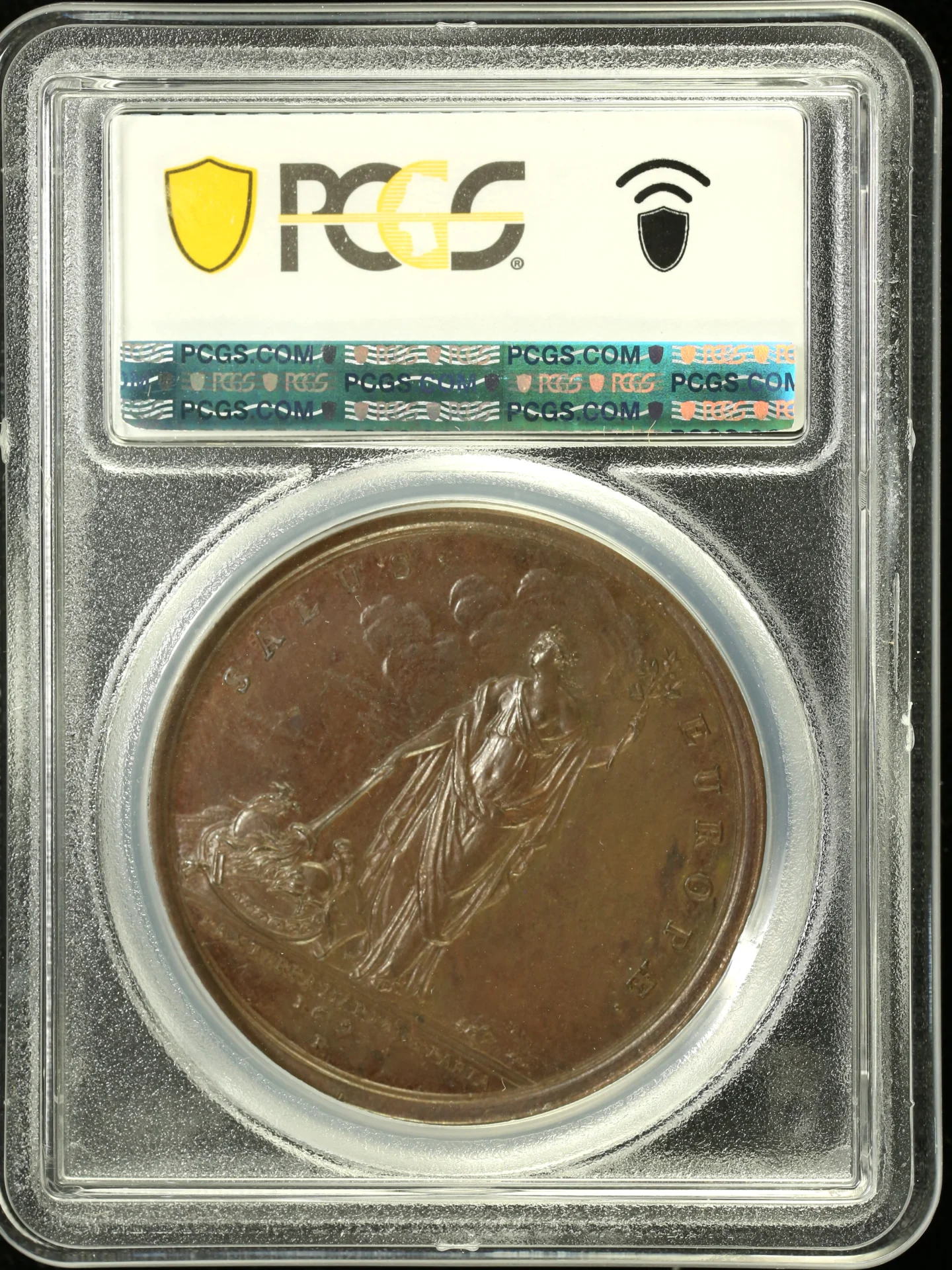 Europe France World Coins France Peace of Rijswijk Medal 1697 Divo-274 PCGS MS64BN 0162661 France Peace of Rijswijk Medal 1697 Divo-274 PCGS MS64BN 0162661France Peace of Rijswijk Medal 1697 Divo-274 PCGS MS64BN 0162661 - Image 2
