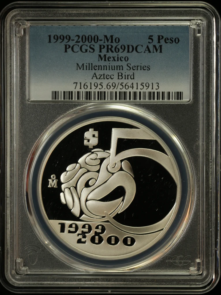Modern Silver & Minors 5 Peso 1999-2000 Mo PCGS PR69DCAM 0162781