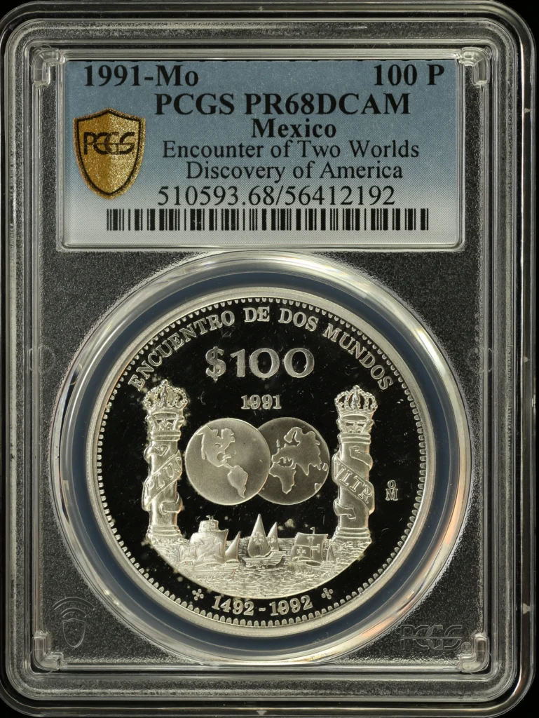 Modern Silver & Minors 100 Peso 1991 Mo PCGS PR68DCAM 0162786