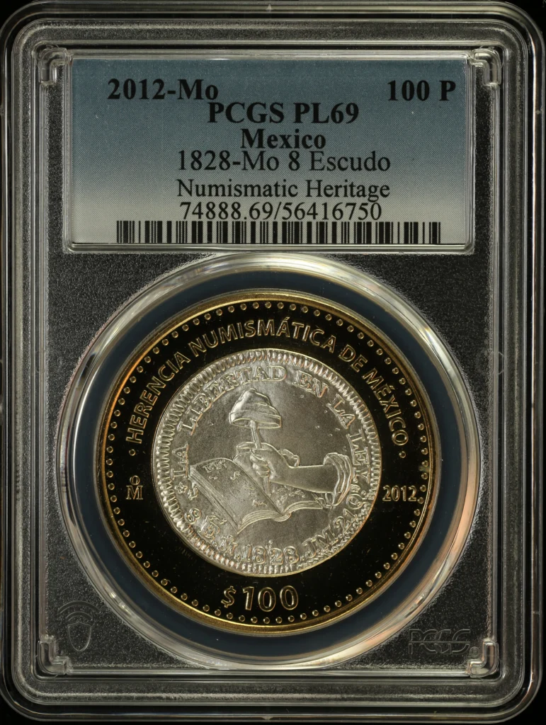 Modern Silver & Minors 100 Peso 2012 Mo PCGS PL69 0162825