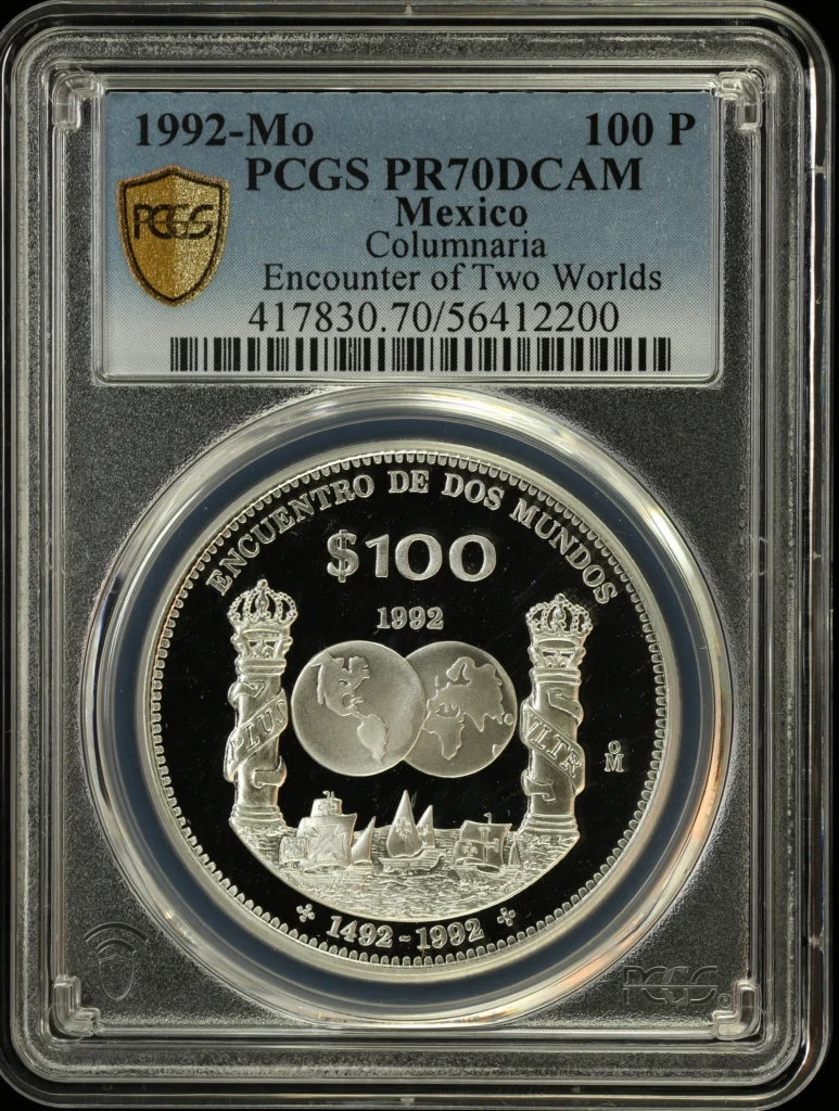 Modern Silver & Minors 100 Peso 1992 Mo PCGS PR70DCAM 0162863