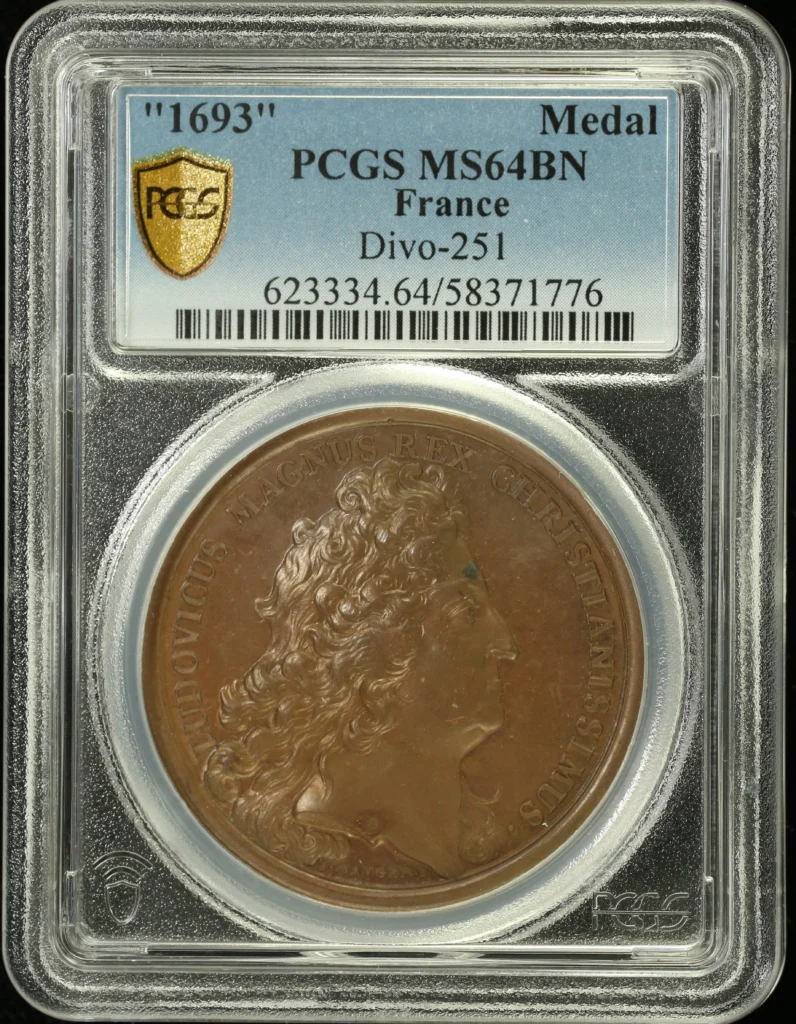 France Bronze Medal 1693 Divo-251 PCGS MS64BN 0162664