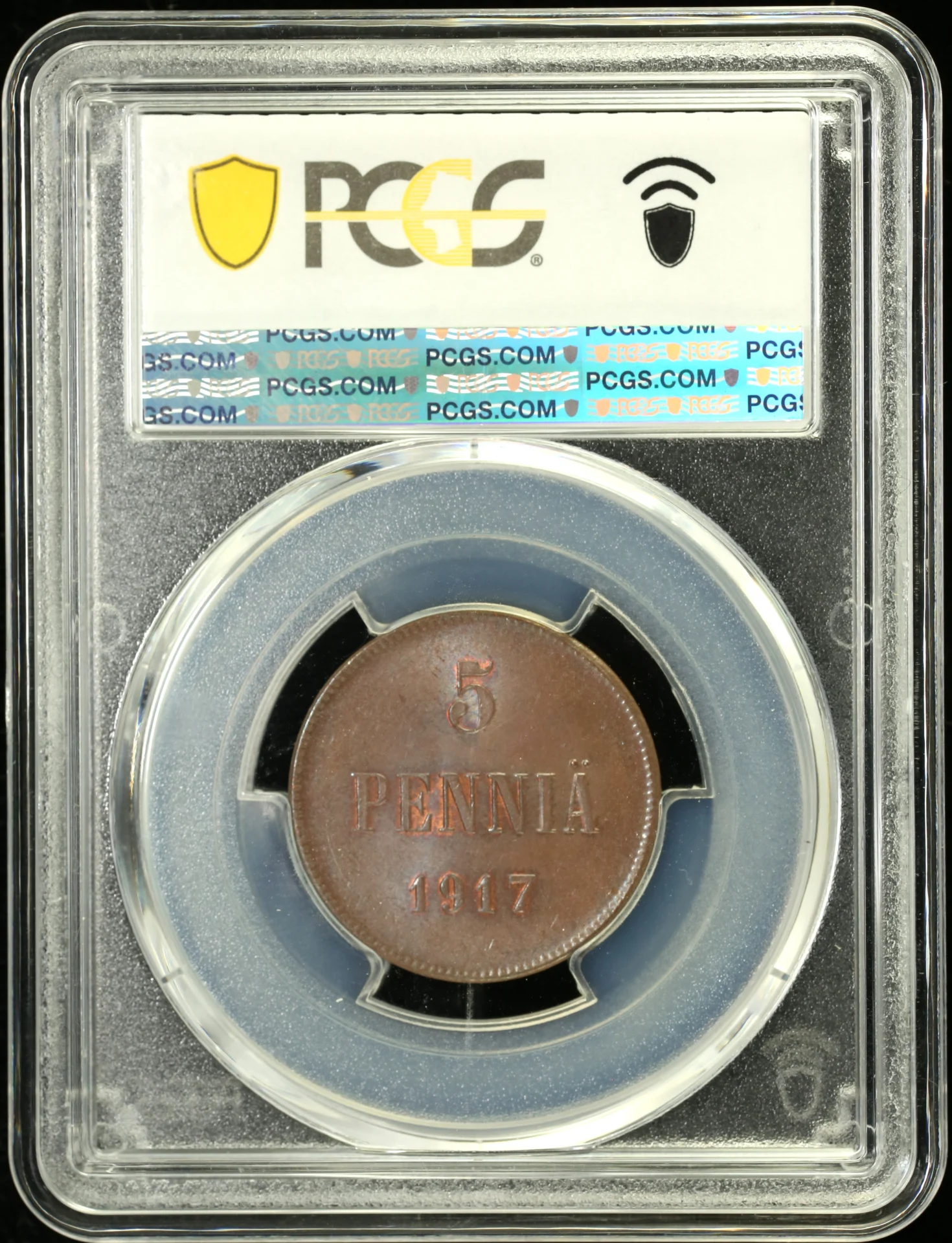 Europe Finland World Coins Finland 5 Pennia 1917 KM-17 PCGS MS64BN 0162999 Finland 5 Pennia 1917 KM-17 PCGS MS64BN 0162999Finland 5 Pennia 1917 KM-17 PCGS MS64BN 0162999 - Image 2