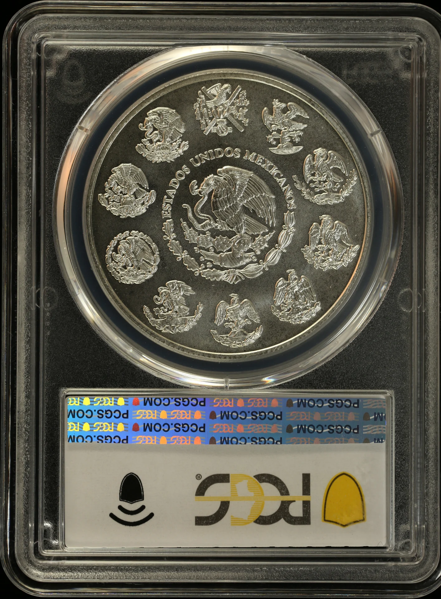 5 Peso Mexican Coins Modern Silver & Minors Modern Silver & Minors 5 Peso 2001 Mo PCGS MS69 KM-654 0162808 Modern Silver & Minors 5 Peso 2001 Mo PCGS MS69 KM-654 0162808Modern Silver & Minors 5 Peso 2001 Mo PCGS MS69 KM-654 0162808 - Image 2