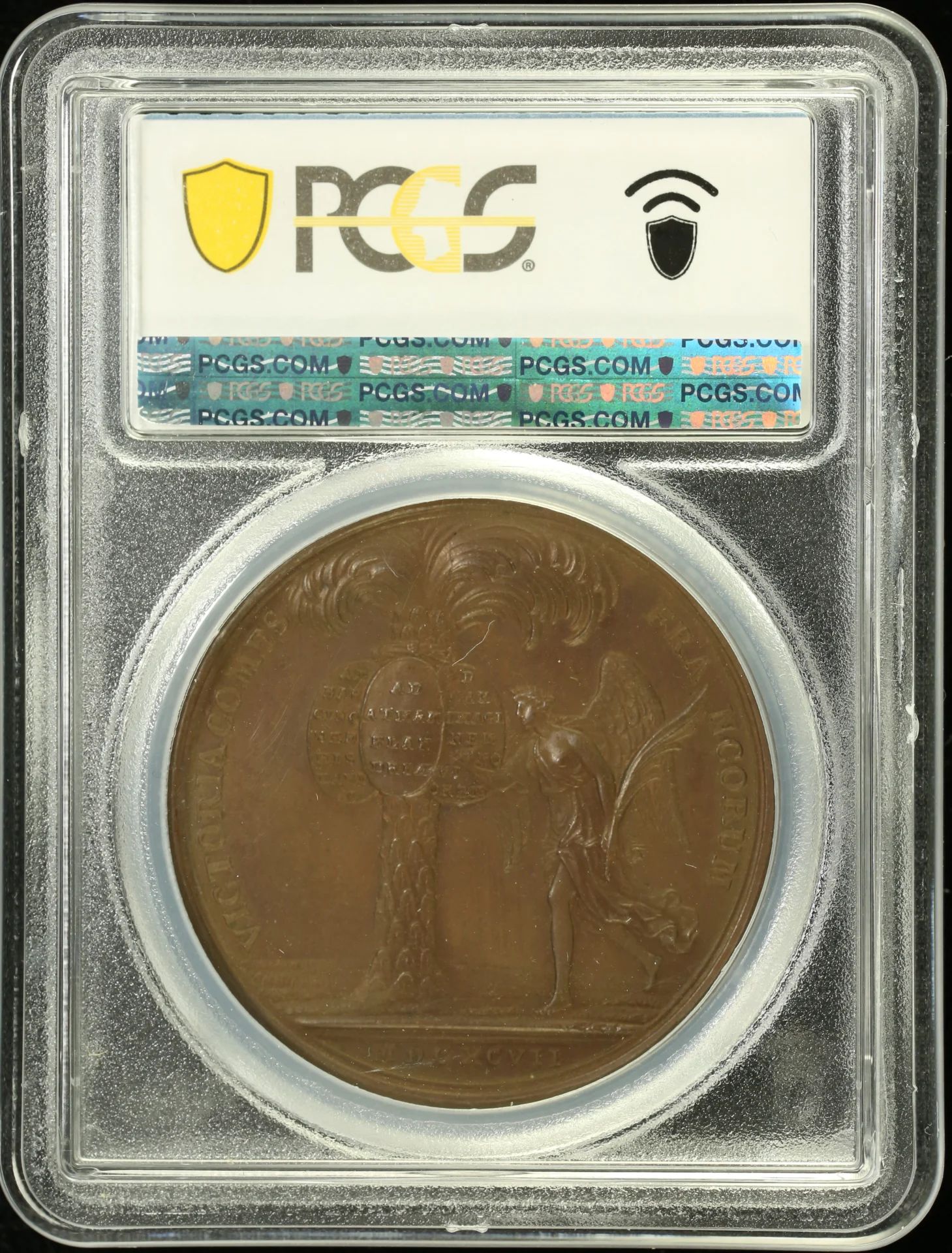 Europe France World Coins France Capture of Barcelona Flanders Cartagena Bronzed Medal 1697 Divo-269 PCGS MS65BN 0162675 France Capture of Barcelona Flanders Cartagena Bronzed Medal 1697 Divo-269 PCGS MS65BN 0162675France Capture of Barcelona Flanders Cartagena Bronzed Medal 1697 Divo-269 PCGS MS65BN 0162675 - Image 2
