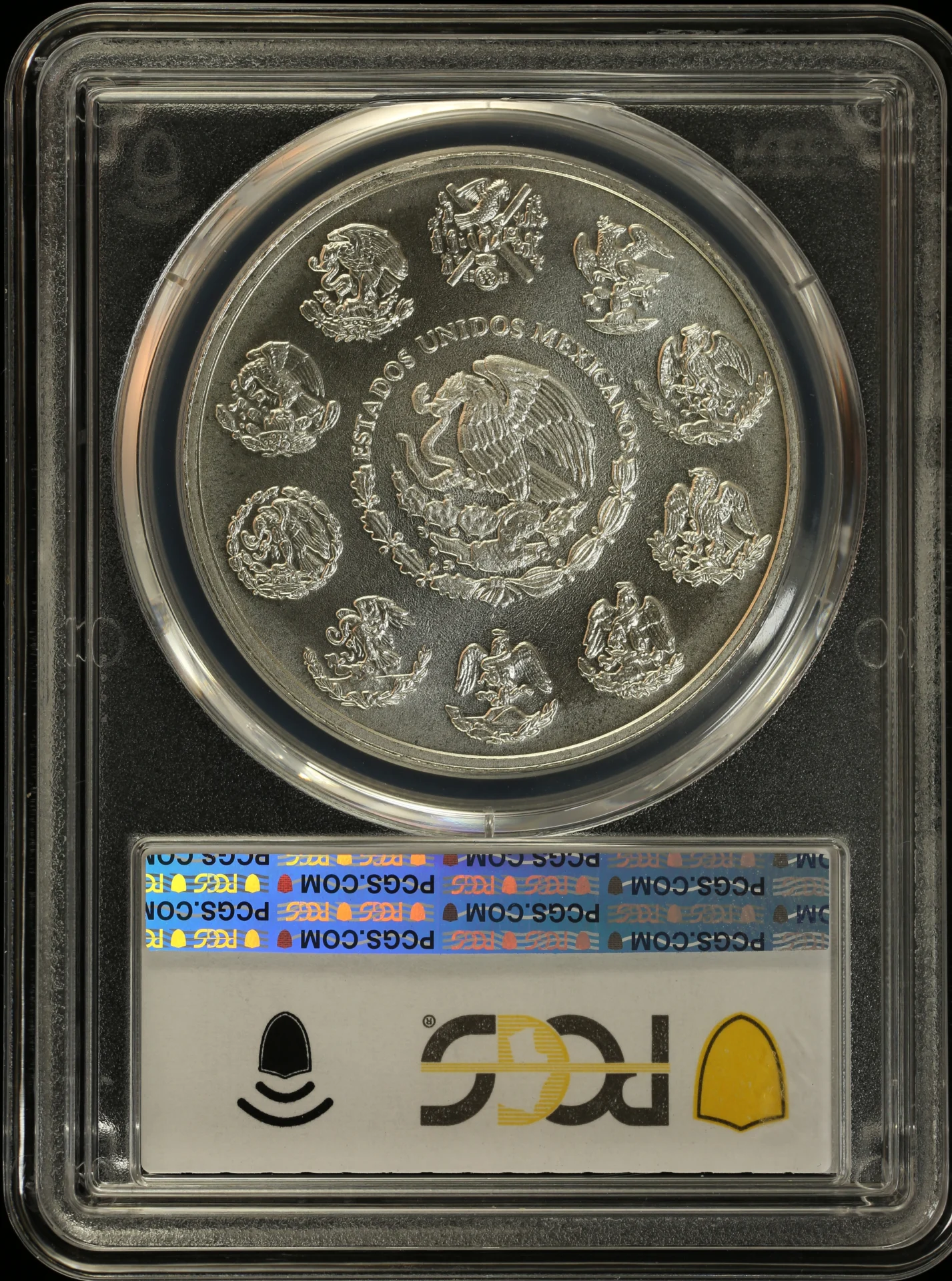 5 Peso Mexican Coins Modern Silver & Minors Modern Silver & Minors 5 Peso 2001 Mo PCGS MS68 KM-651 0162809 Modern Silver & Minors 5 Peso 2001 Mo PCGS MS68 KM-651 0162809Modern Silver & Minors 5 Peso 2001 Mo PCGS MS68 KM-651 0162809 - Image 2
