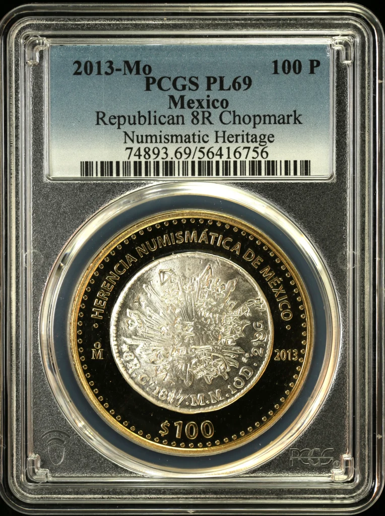 Modern Silver & Minors 100 Peso 2013 Mo PCGS PL69 0162831