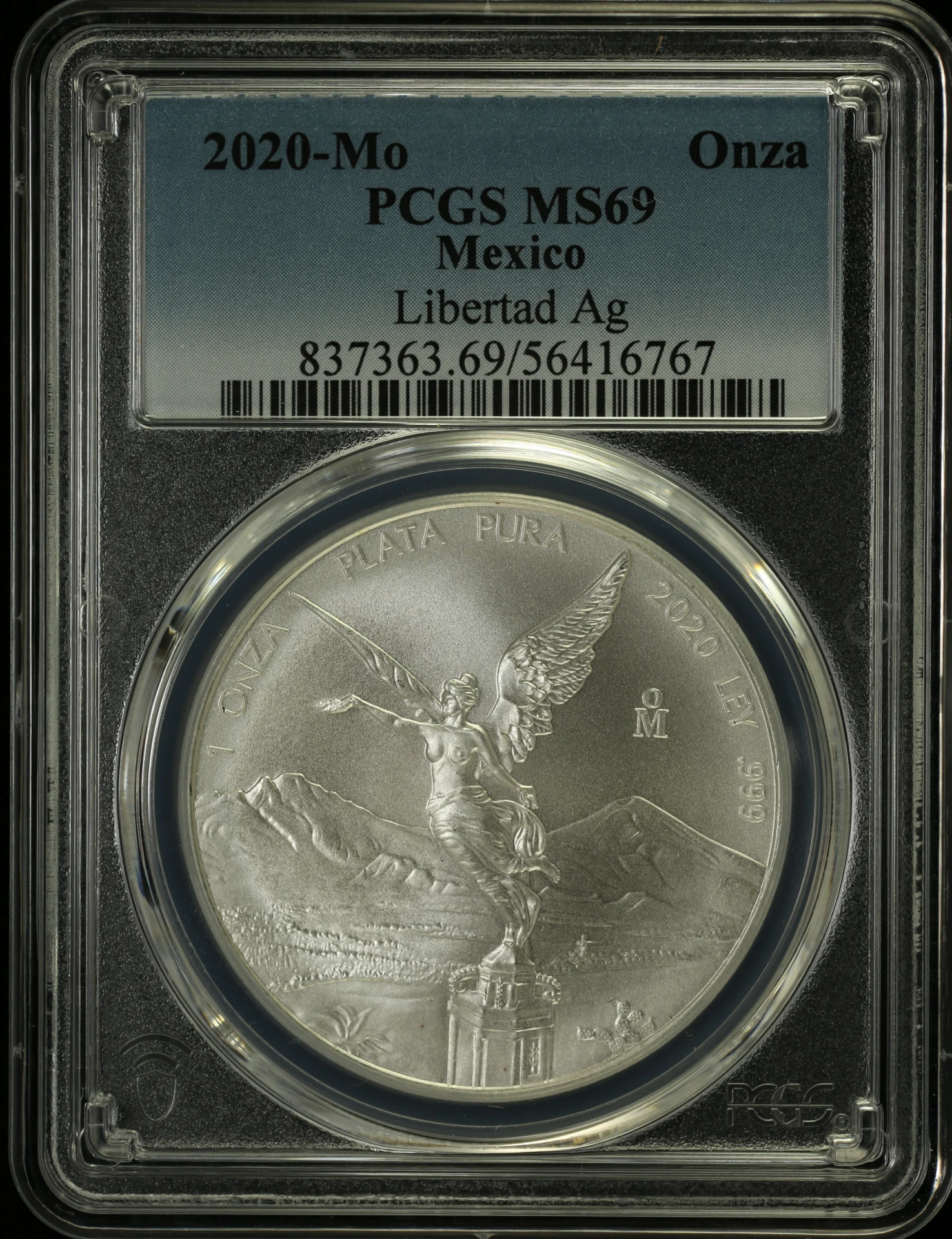 Mexican Coins Modern Silver & Minors Onza Modern Silver & Minors Onza 2020 Mo PCGS MS69 0162848 Modern Silver & Minors Onza 2020 Mo PCGS MS69 0162848Modern Silver & Minors Onza 2020 Mo PCGS MS69 0162848