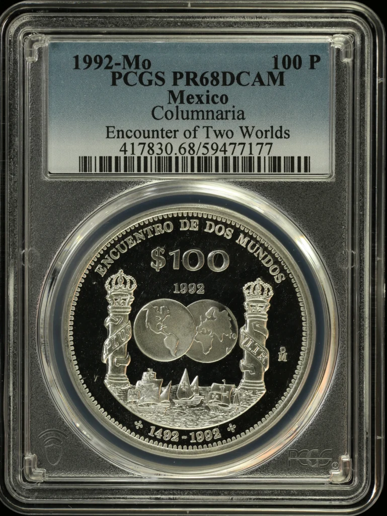 Modern Silver & Minors 100 Peso 1992 Mo PCGS PR68DCAM 0162880