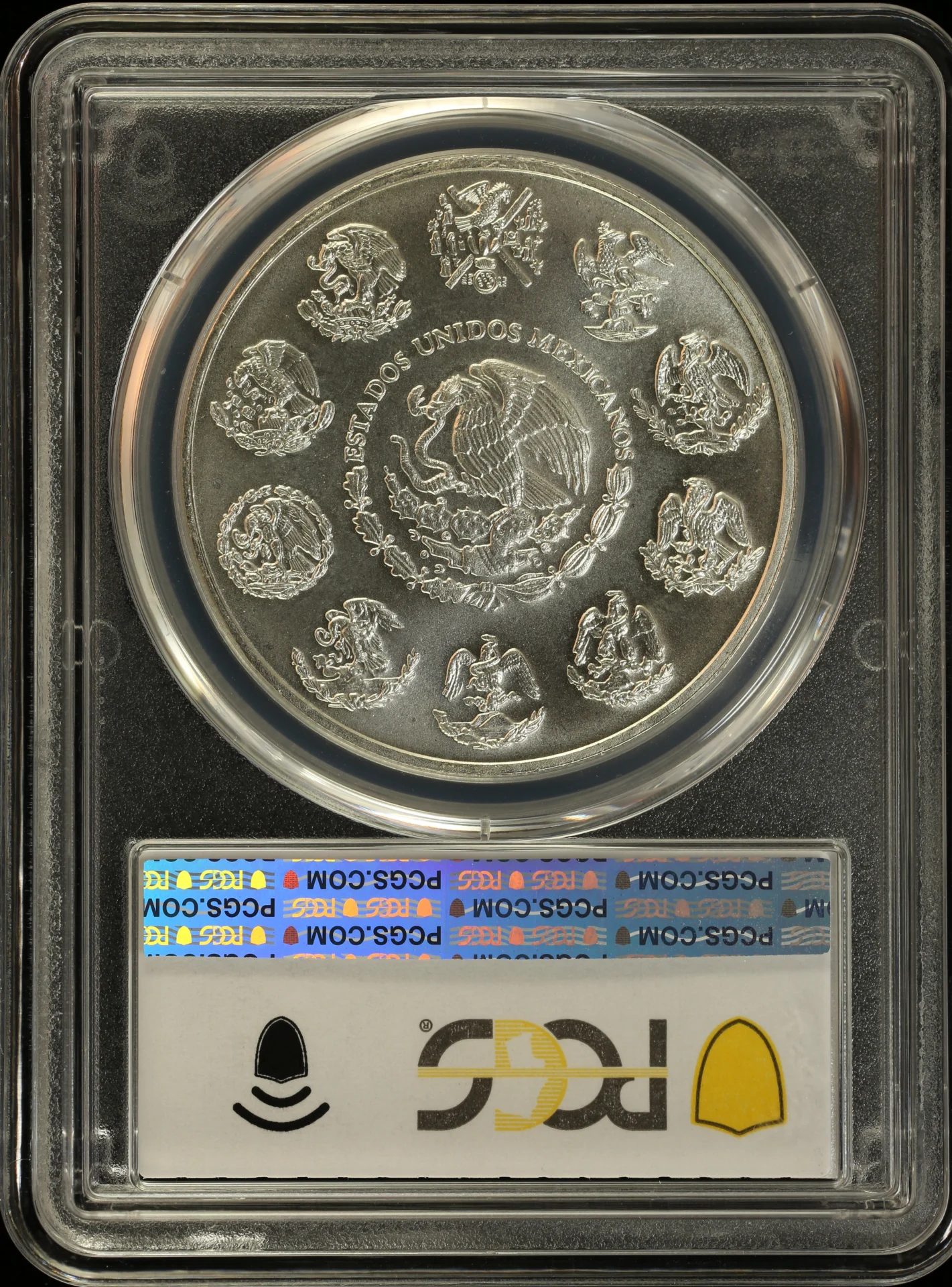5 Peso Mexican Coins Modern Silver & Minors Modern Silver & Minors 5 Peso 2001 Mo PCGS MS68 KM-658 0162810 Modern Silver & Minors 5 Peso 2001 Mo PCGS MS68 KM-658 0162810Modern Silver & Minors 5 Peso 2001 Mo PCGS MS68 KM-658 0162810 - Image 2