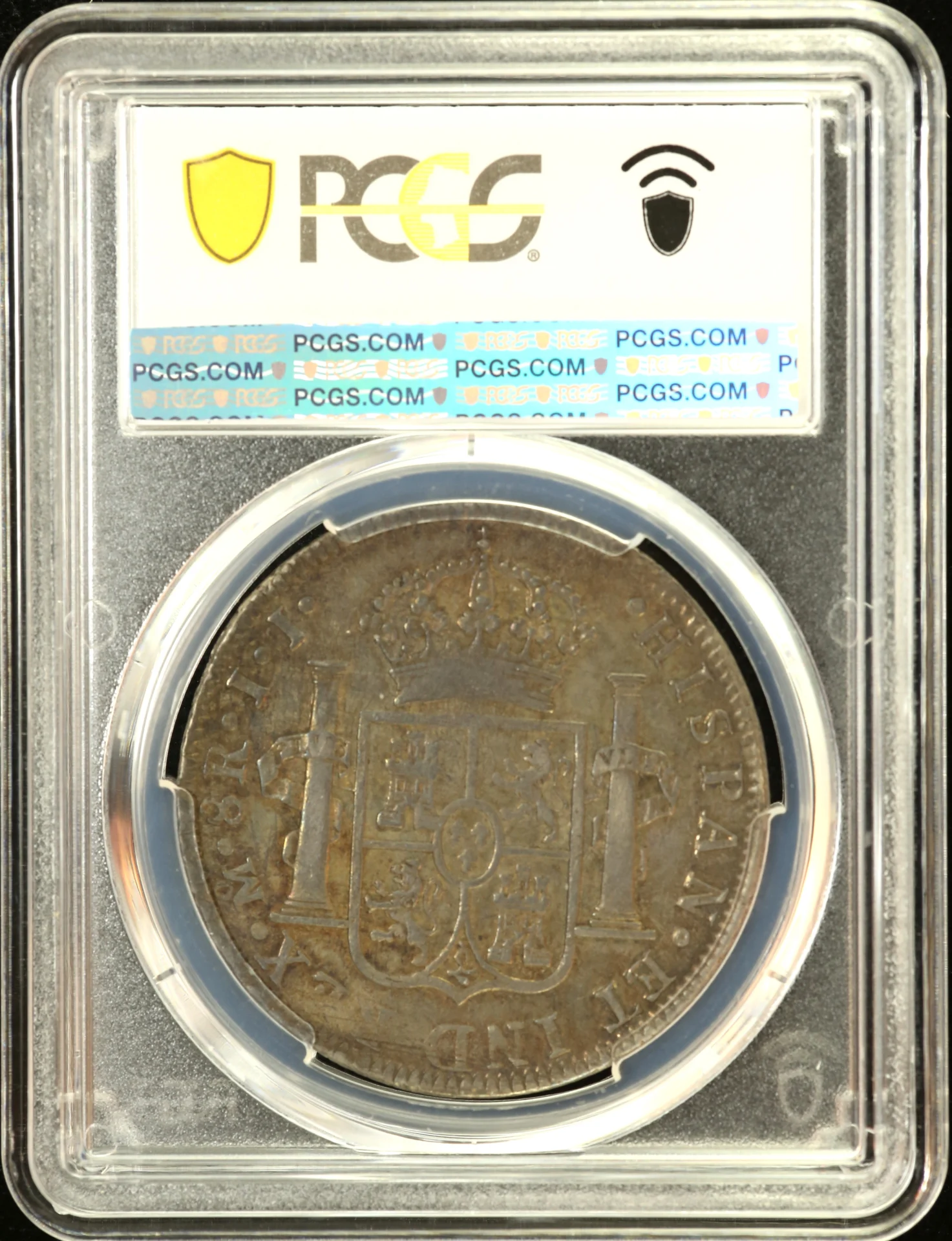Colonial Silver & Minors Mexican Coins Colonial Silver & Minors 8 Reales 1818 Mo JJ PCGS AU55 Calico-1333 0162725 Colonial Silver & Minors 8 Reales 1818 Mo JJ PCGS AU55 Calico-1333 0162725Colonial Silver & Minors 8 Reales 1818 Mo JJ PCGS AU55 Calico-1333 0162725 - Image 2