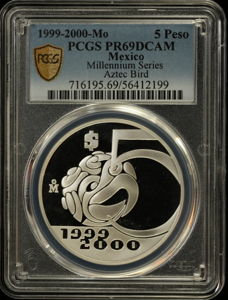 Modern Silver & Minors 5 Peso 1999-2000 Mo PCGS PR69DCAM 0162860