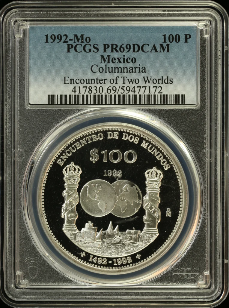 Modern Silver & Minors 100 Peso 1992 Mo PCGS PR69DCAM 0162881