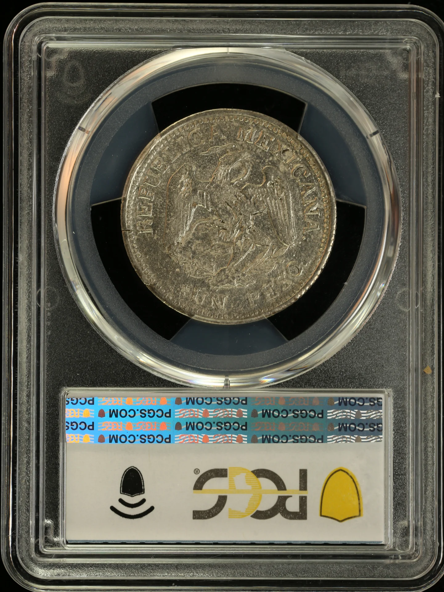 Guerrero Mexican Coins Revolution Guerrero Peso 1914 Guerrero PCGS MS61 KM-641 0162922 Guerrero Peso 1914 Guerrero PCGS MS61 KM-641 0162922Guerrero Peso 1914 Guerrero PCGS MS61 KM-641 0162922 - Image 2
