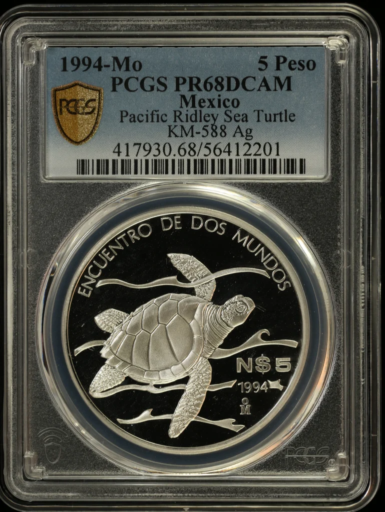 Modern Silver & Minors 5 Peso 1994 Mo PCGS PR68DCAM KM-588 0162864