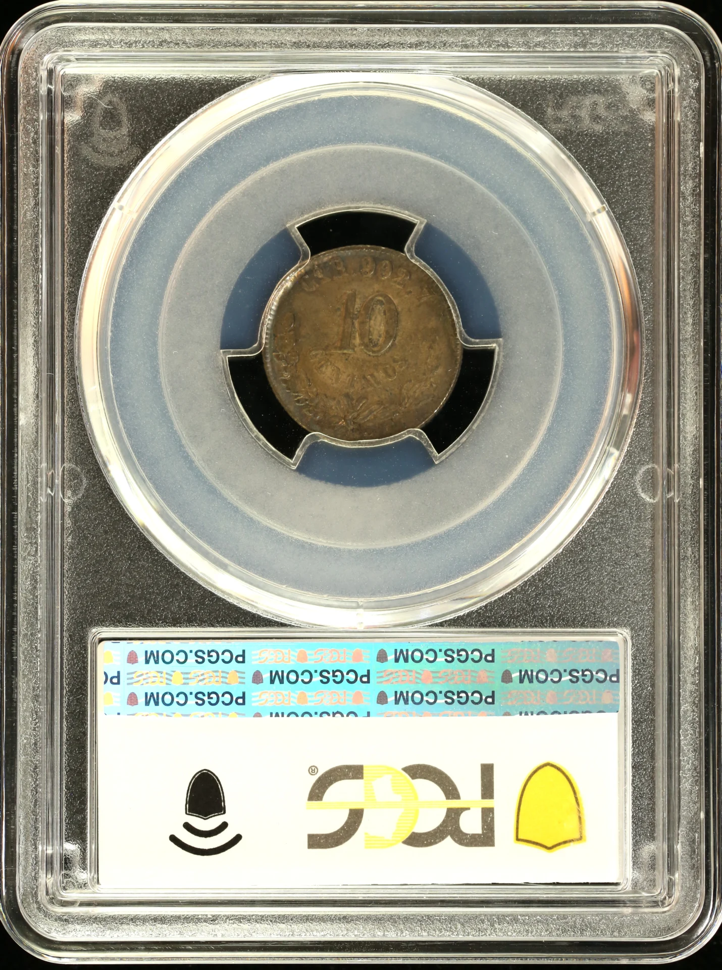 Mexican Coins Republic Silver & Minors Republic Silver & Minors 10 Centavo 1885 Go R PCGS MS63 KM-403.5 0162920 Republic Silver & Minors 10 Centavo 1885 Go R PCGS MS63 KM-403.5 0162920Republic Silver & Minors 10 Centavo 1885 Go R PCGS MS63 KM-403.5 0162920 - Image 2
