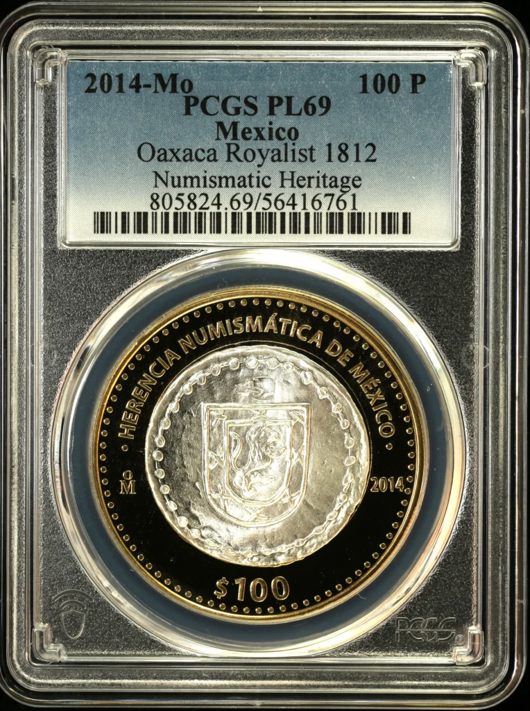 Modern Silver & Minors 100 Peso 2014 Mo PCGS PL69 0162836