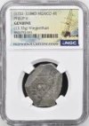 Colonial Silver & Minors Vliegenthart (1735) 4 Reales (1702-33) Mo NGC GENUINE 0163225