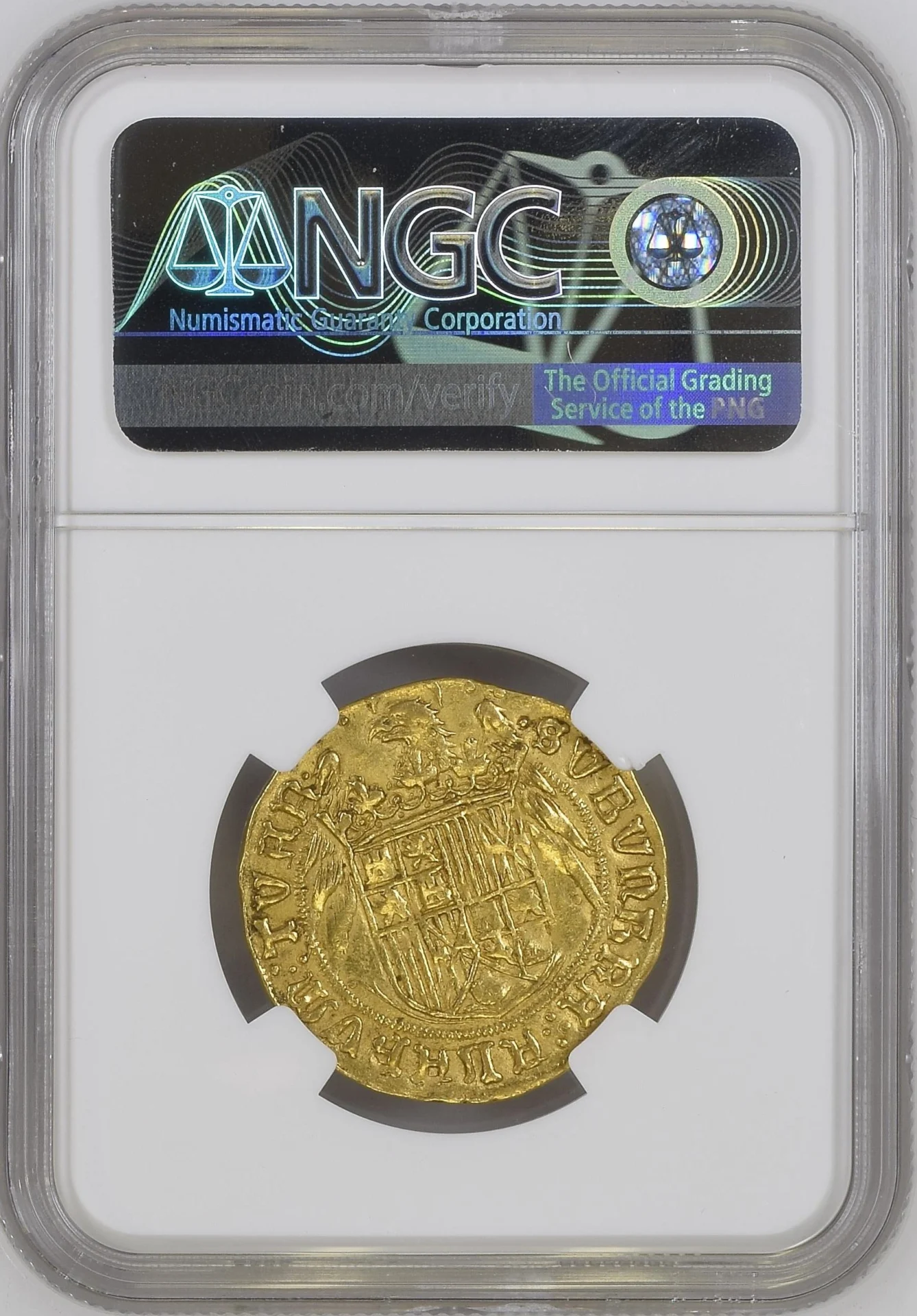Europe Spain World Coins Spain 2 Escudos (1476-1516) Seville NGC AU58 0163094 Spain 2 Escudos (1476-1516) Seville NGC AU58 0163094Spain 2 Escudos (1476-1516) Seville NGC AU58 0163094 - Image 2