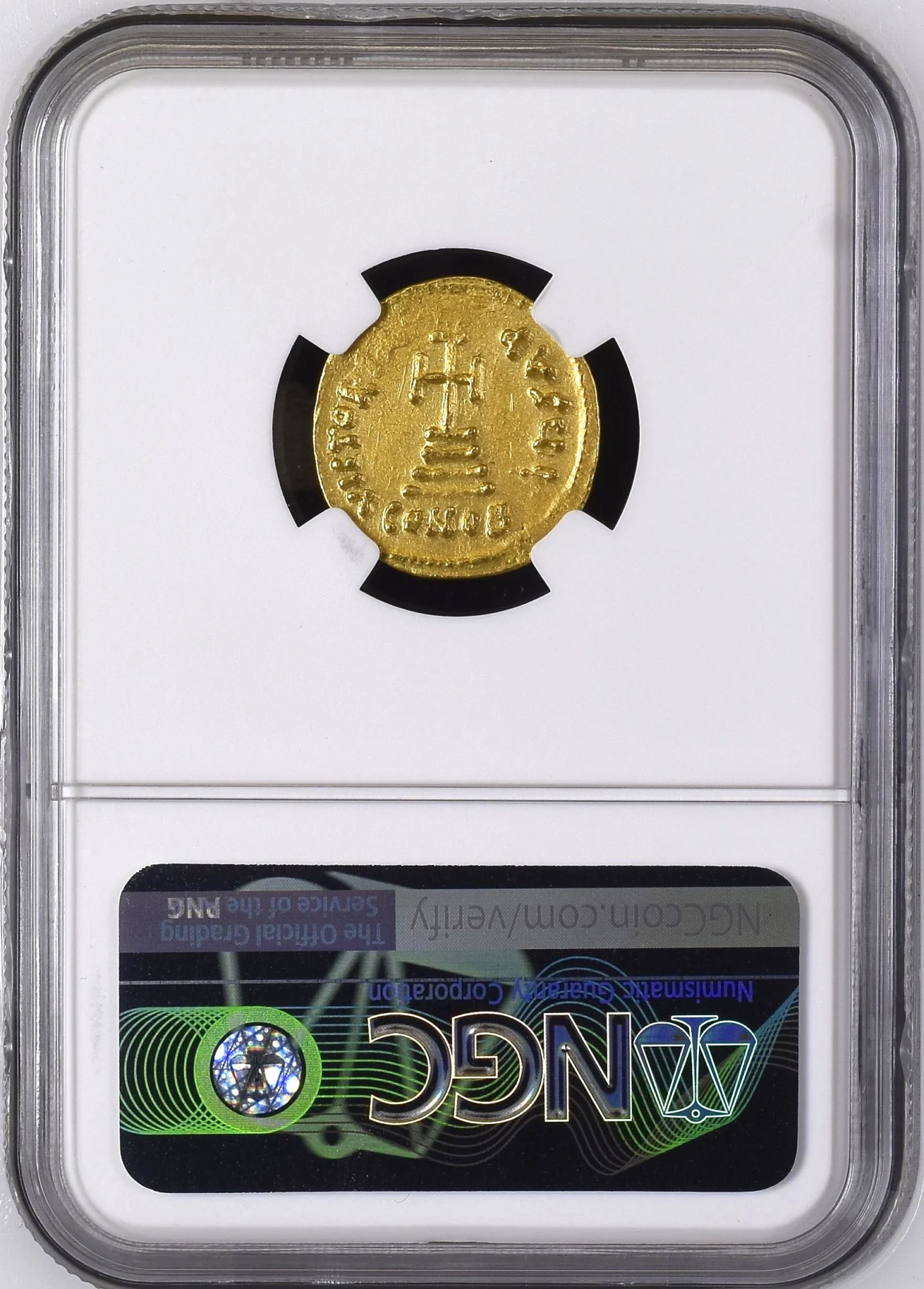 Ancient Coins Byzantine Byzantine Heraclius+Her Constantine 613-641 AD AV Solidus NGC MS 0163104 Byzantine Heraclius+Her Constantine 613-641 AD AV Solidus NGC MS 0163104Byzantine Heraclius+Her Constantine 613-641 AD AV Solidus NGC MS 0163104 - Image 2