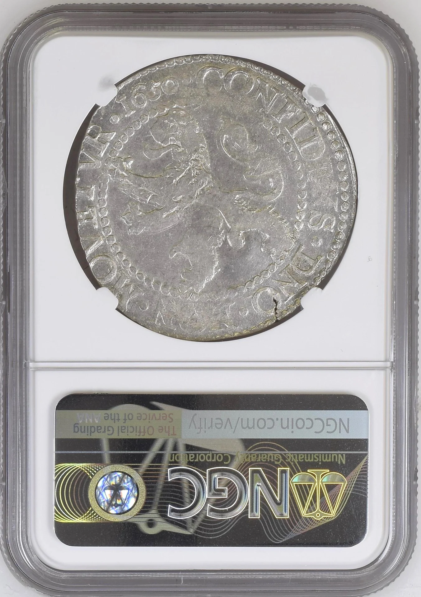 Europe Netherlands World Coins Netherlands Lion Dollar 1650 Zeeland DAV-4872 NGC MS62 0163216 Netherlands Lion Dollar 1650 Zeeland DAV-4872 NGC MS62 0163216Netherlands Lion Dollar 1650 Zeeland DAV-4872 NGC MS62 0163216 - Image 2